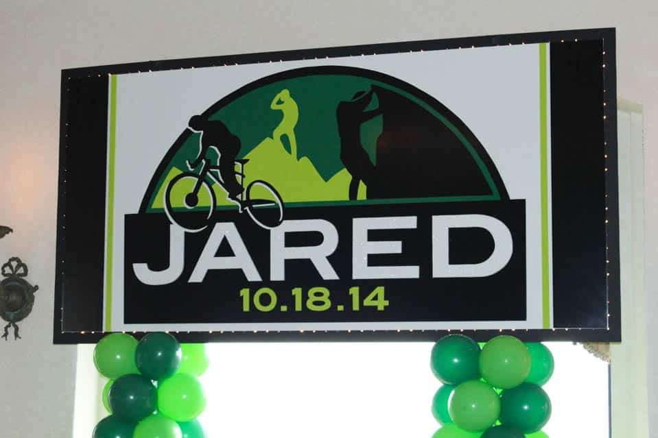 Everything Boy Themed Bar Mitzvah Backdrop