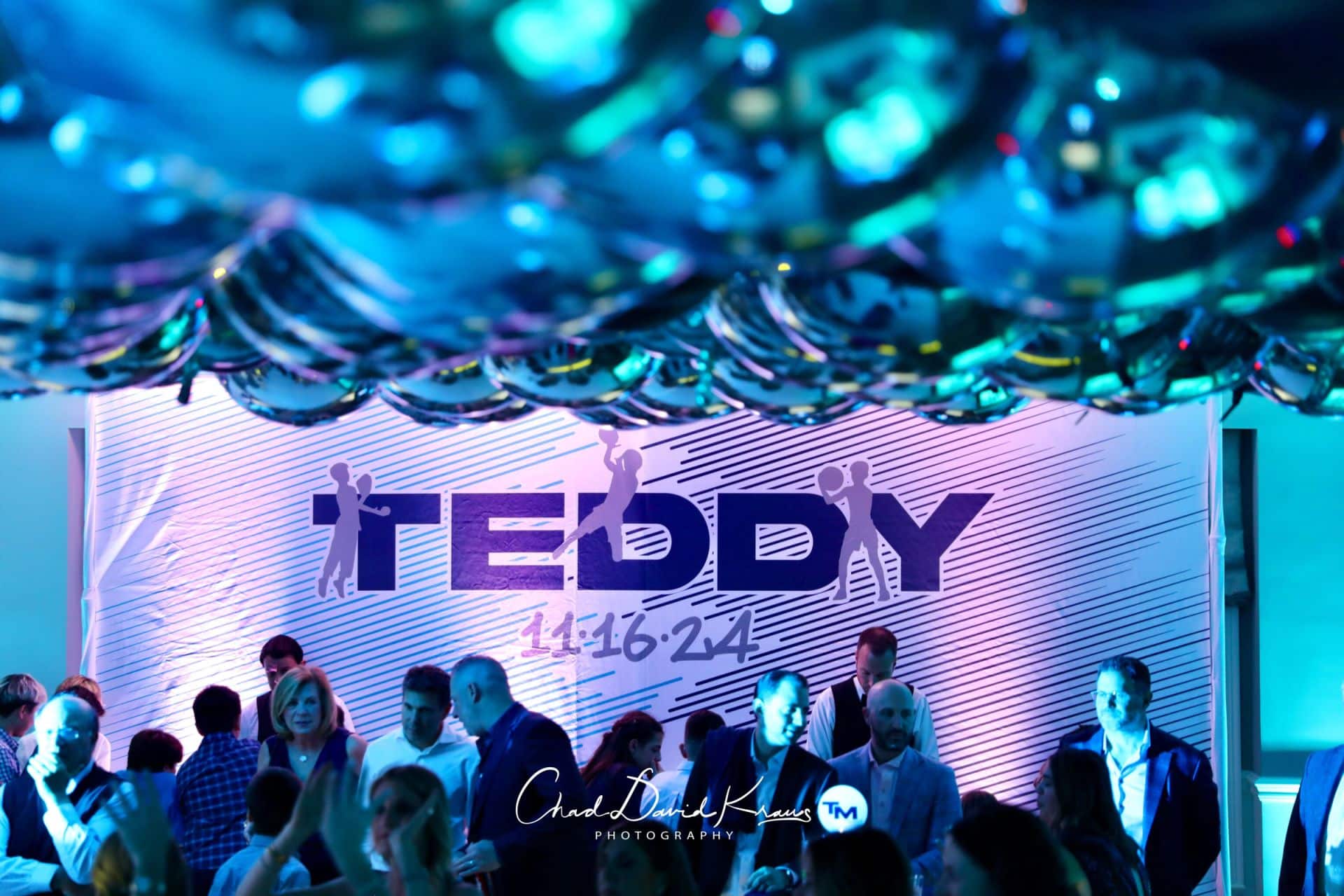 Custom Mural for Bar Mitzvah at Townhouse, Greenwich