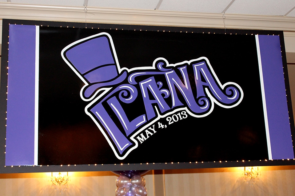 Wonka Candy Themed Bar Mitzvah Backdrop