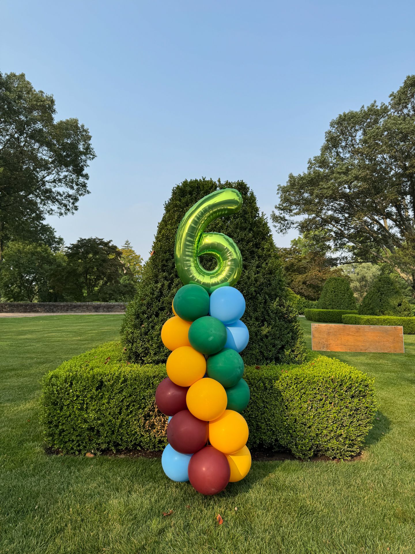 Number Balloon Column for Kids Birthday