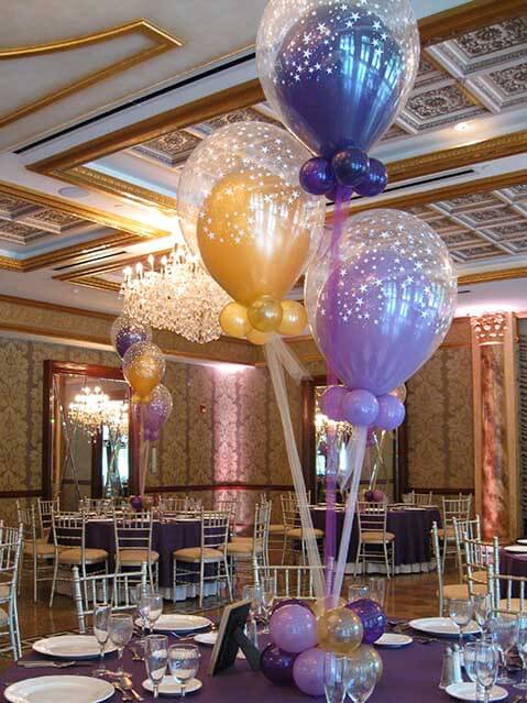 Star Balloon in Balloon Centerpiece
