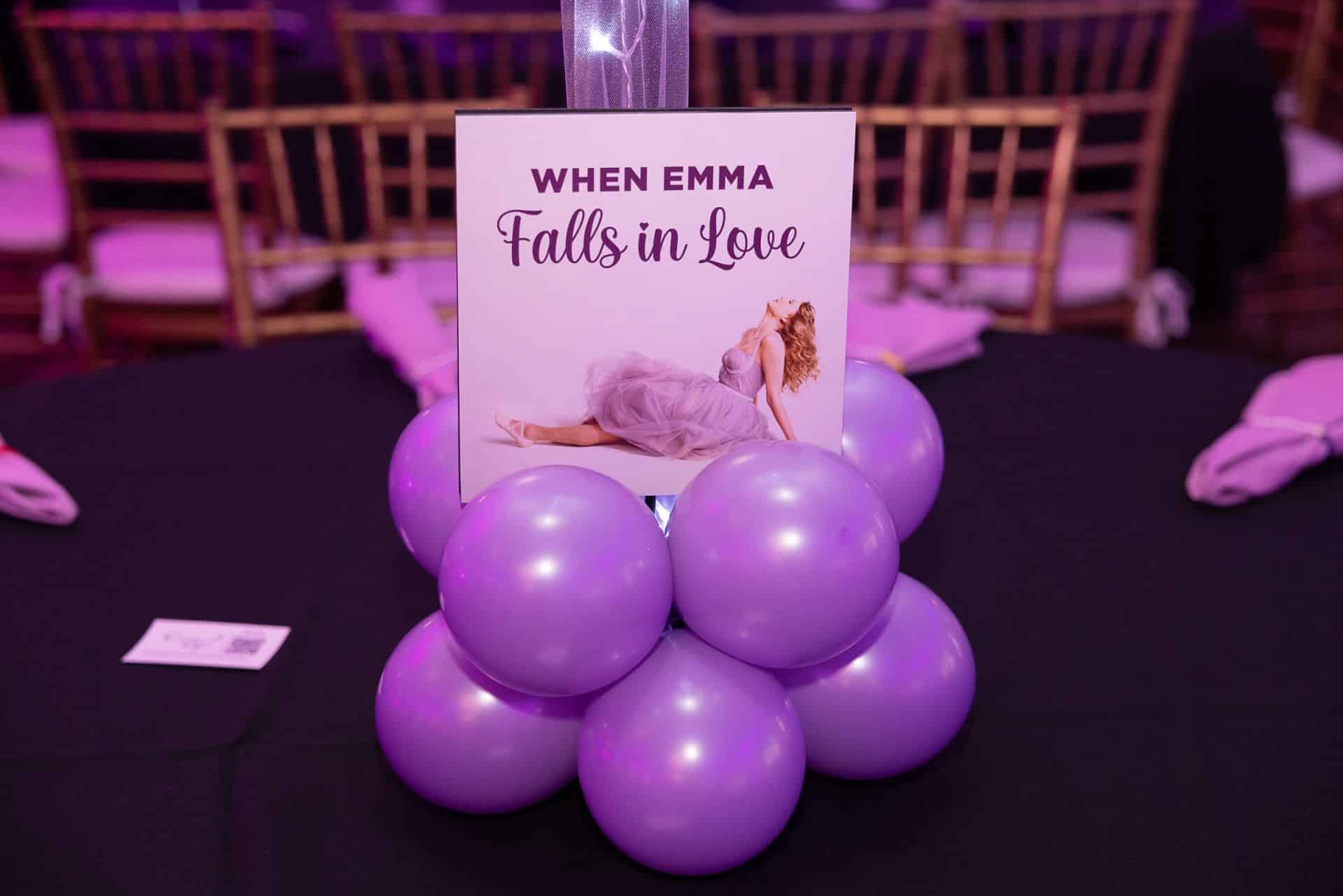 Taylor Swift Balloon Centerpiece with Custom Cutout