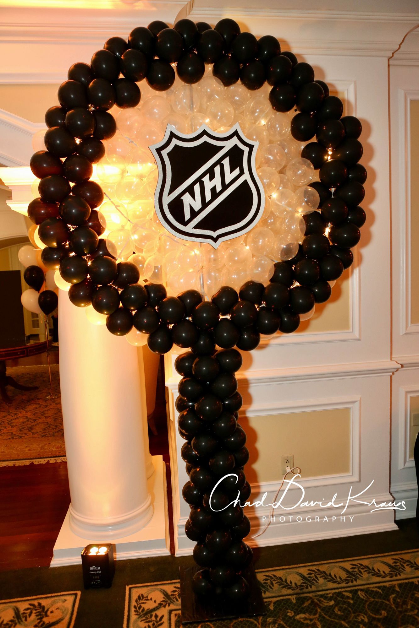 LED Hockey Balloon Sculpture for Sports Theme Party