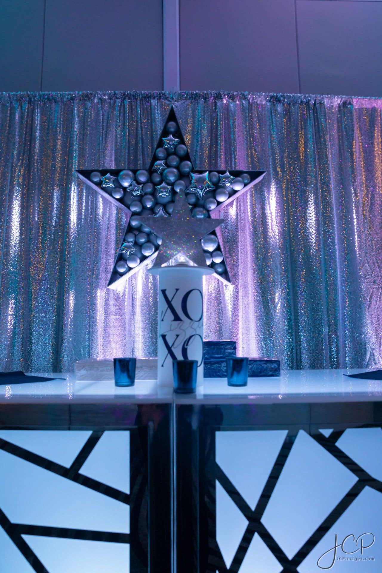 Silver Star Mosaic for a Bat Mitzvah