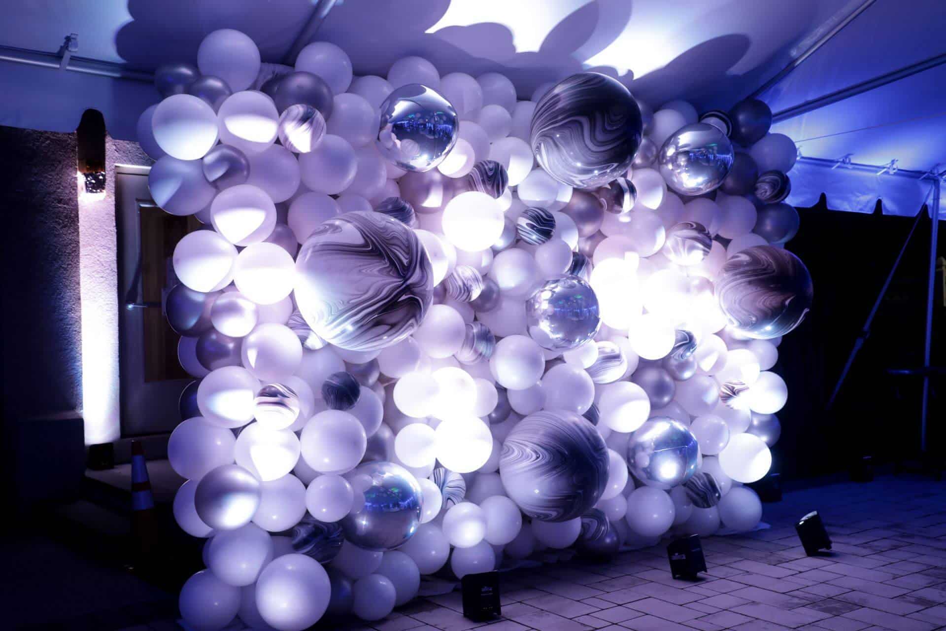 Marble Balloon Wall for Photo Booth
