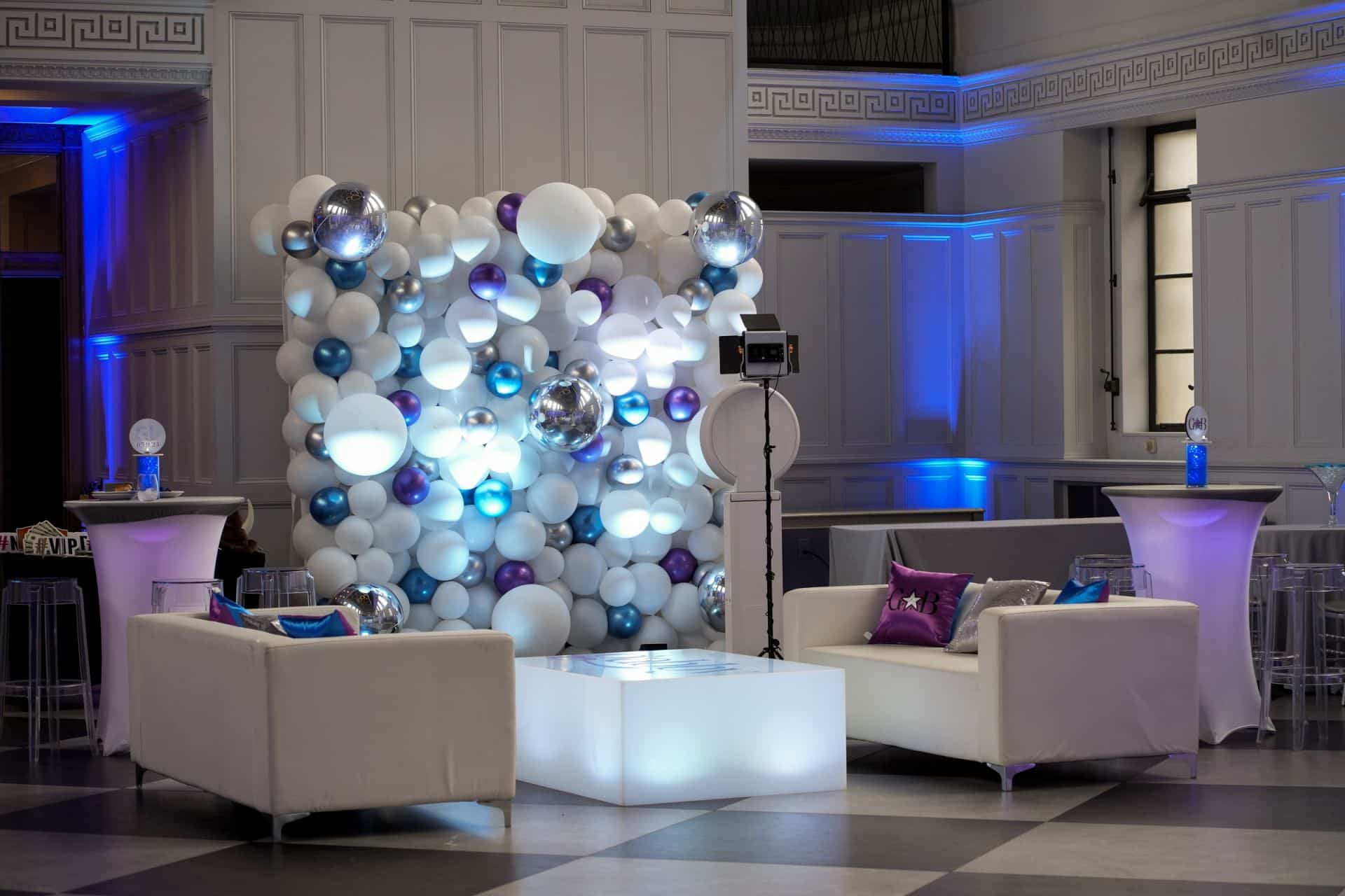 Bat Mitzvah Photo Booth Balloon Wall