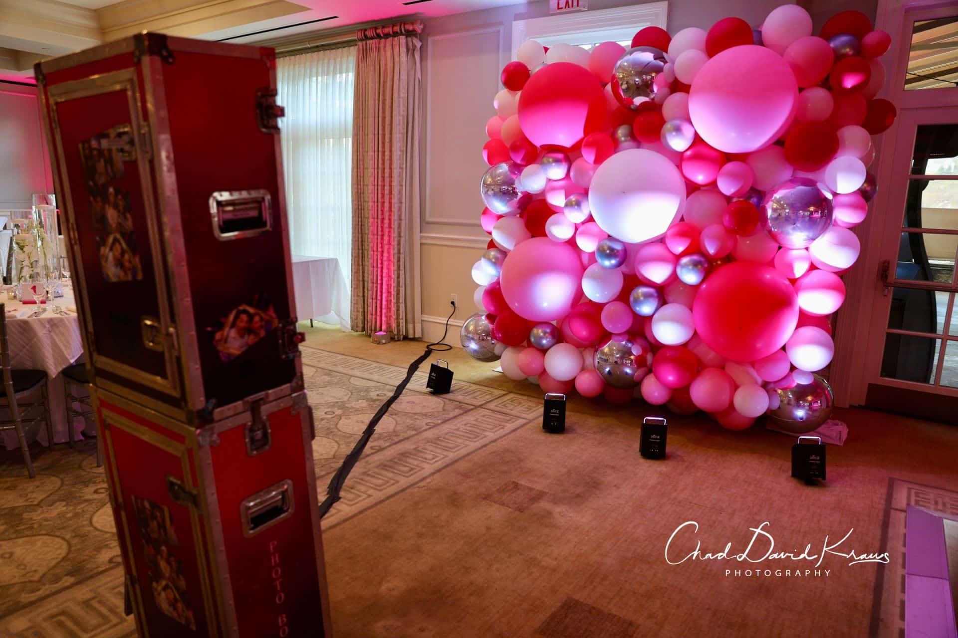 Bat Mitzvah LED Balloon Wall