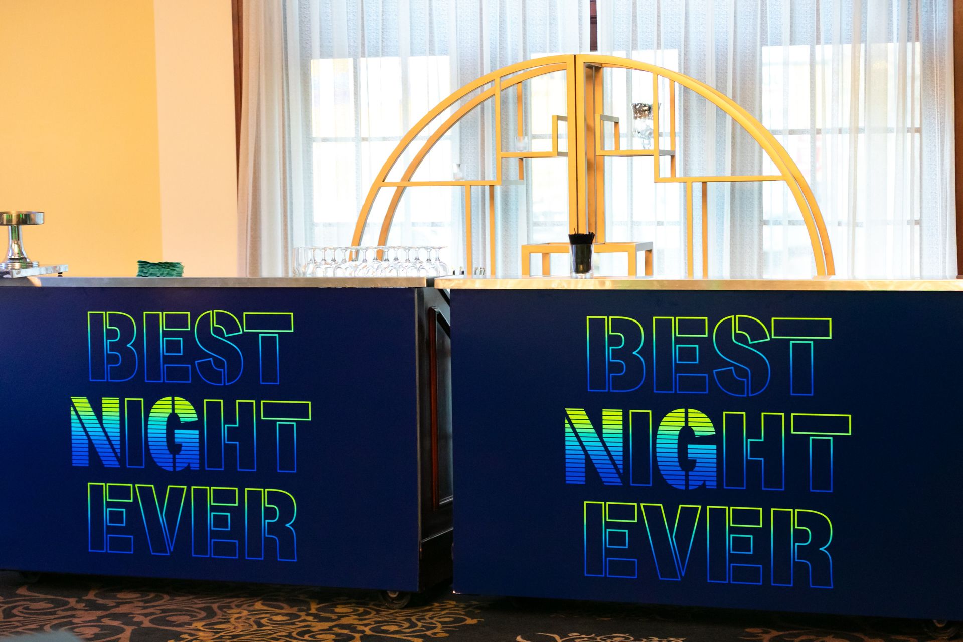 Custom Bar Branding for a Bnai Mitzvah at Temple Emanu-El of Closter