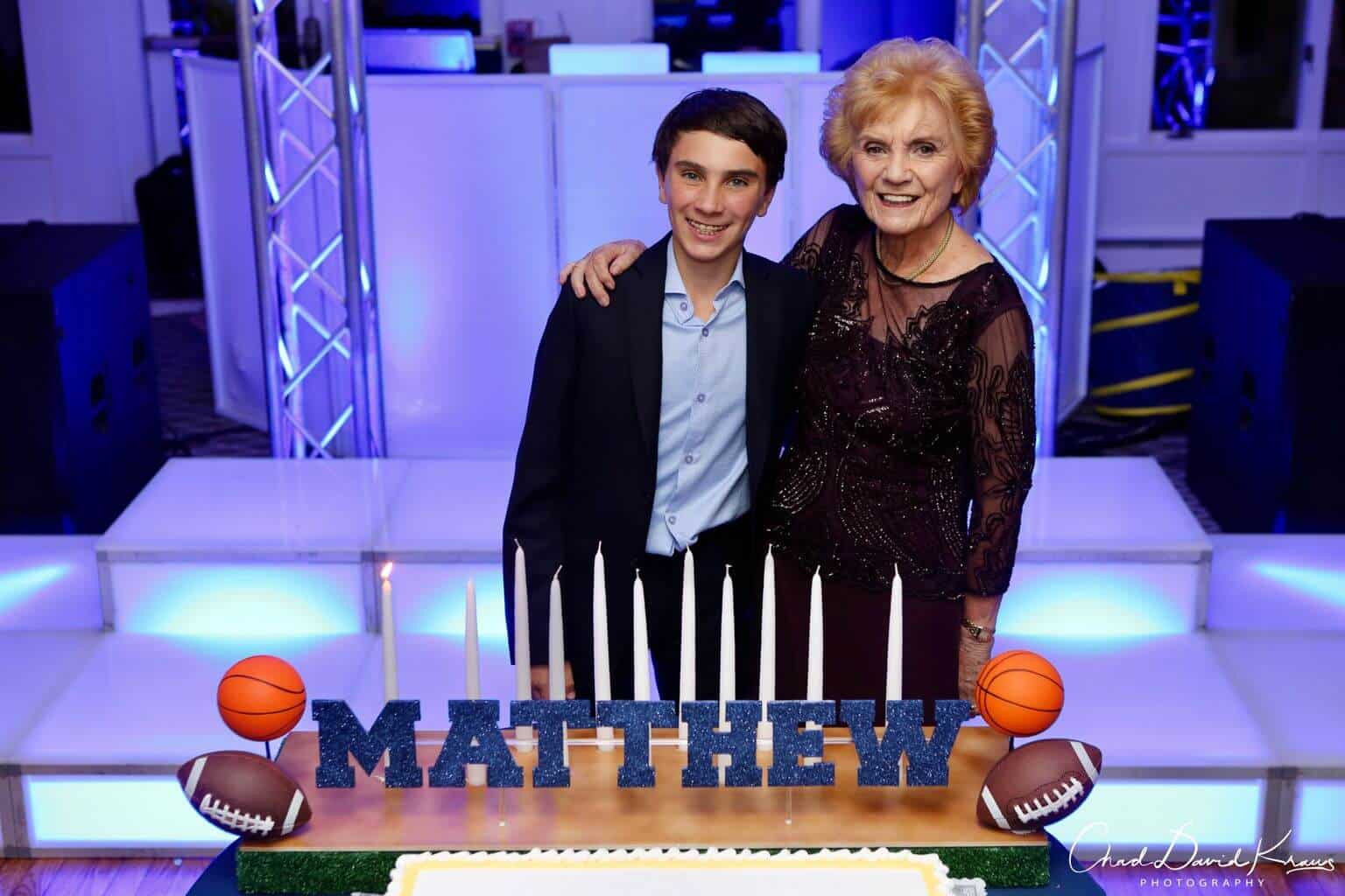 Basketball and Football Themed Candle Lighting Display