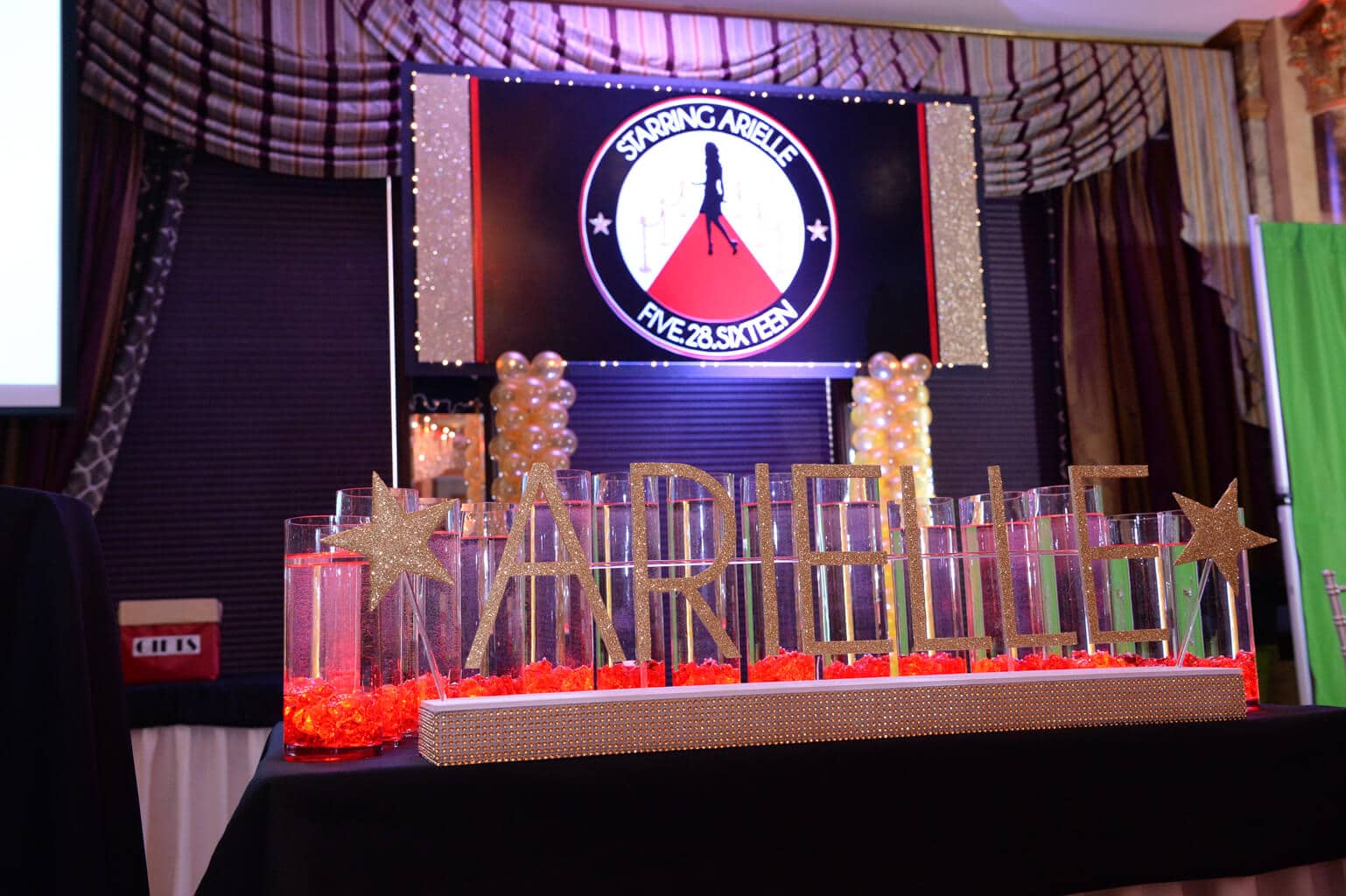 LED Candle Lighting Display with Custom Name Base