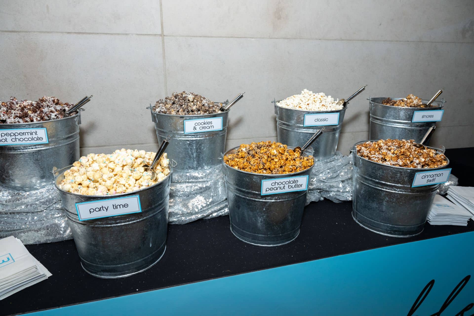 Custom Pop Corn Flavors Signage