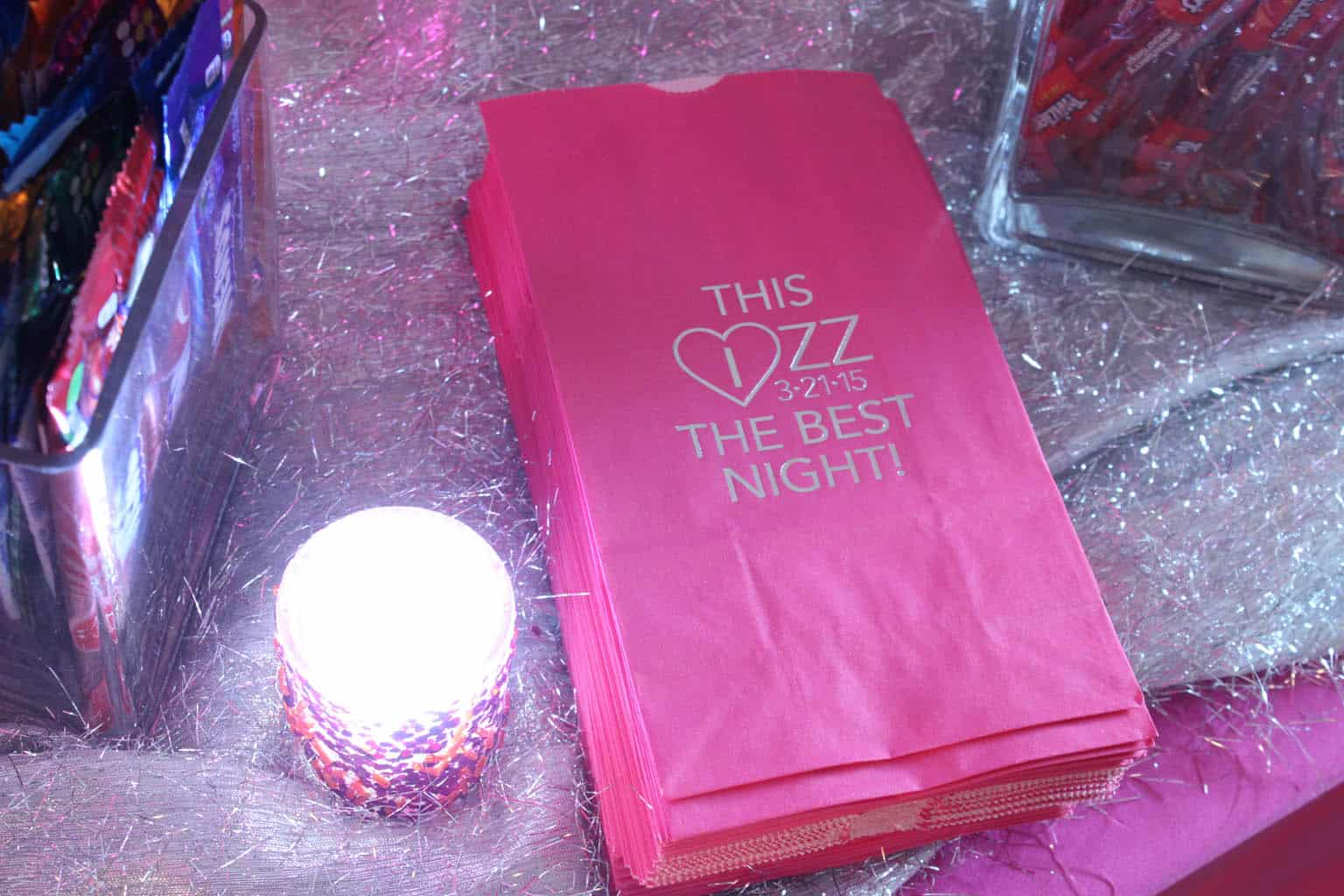 Bat Mitzvah Candy Bags with Custom Logo