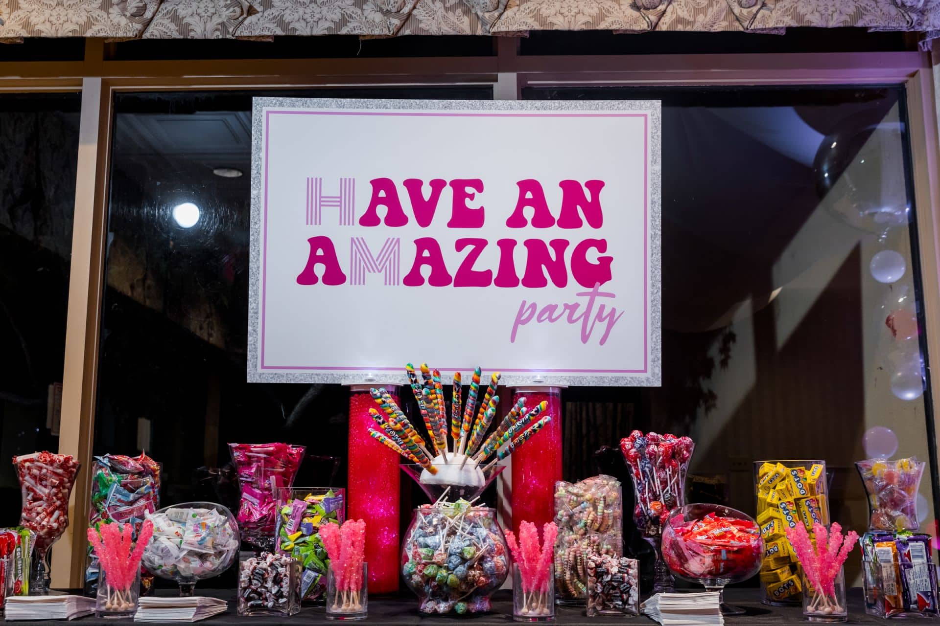 Custom Candy Bar Display for a Bat Mitzvah