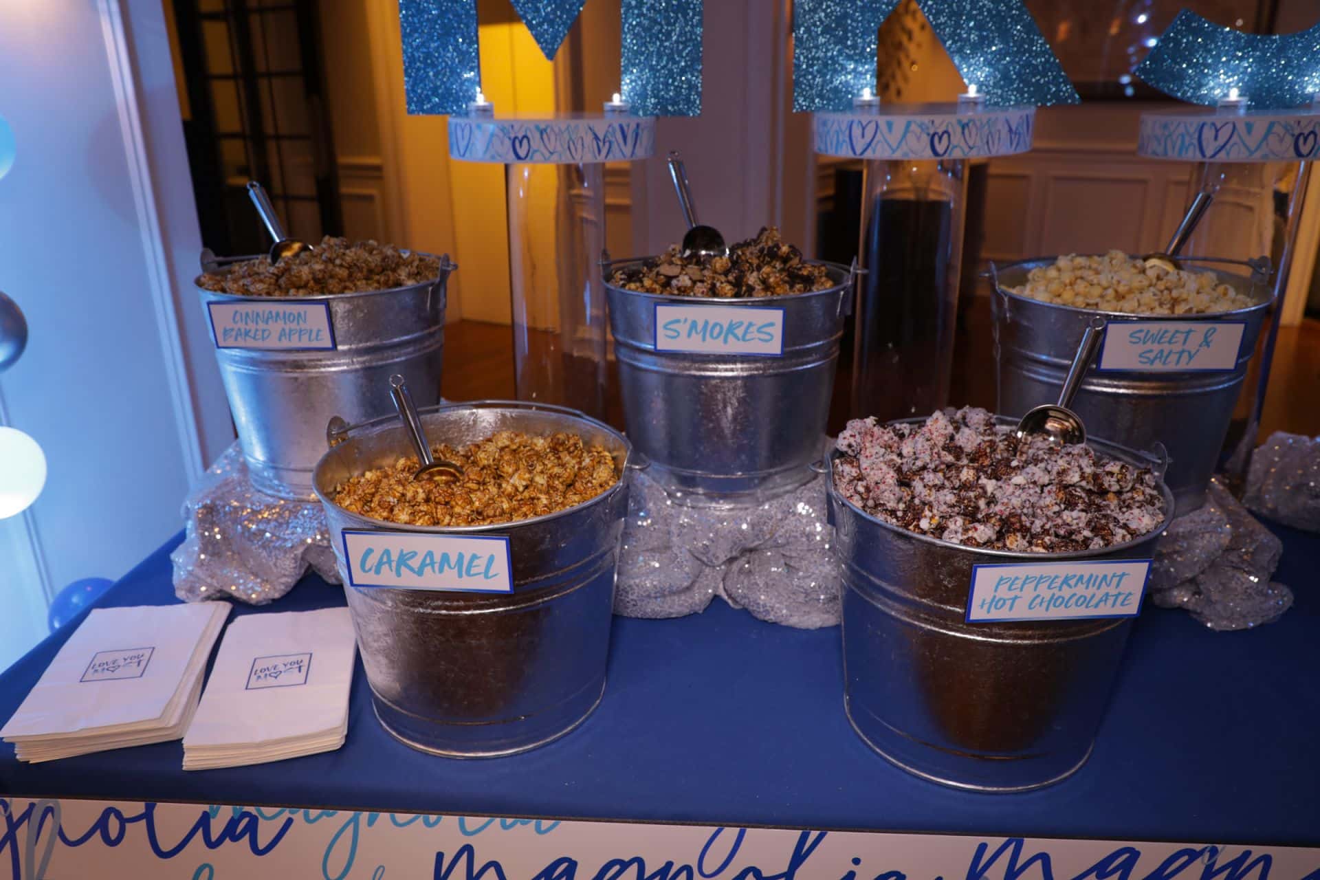 Custom Popcorn Bar for Bat Mitzvah