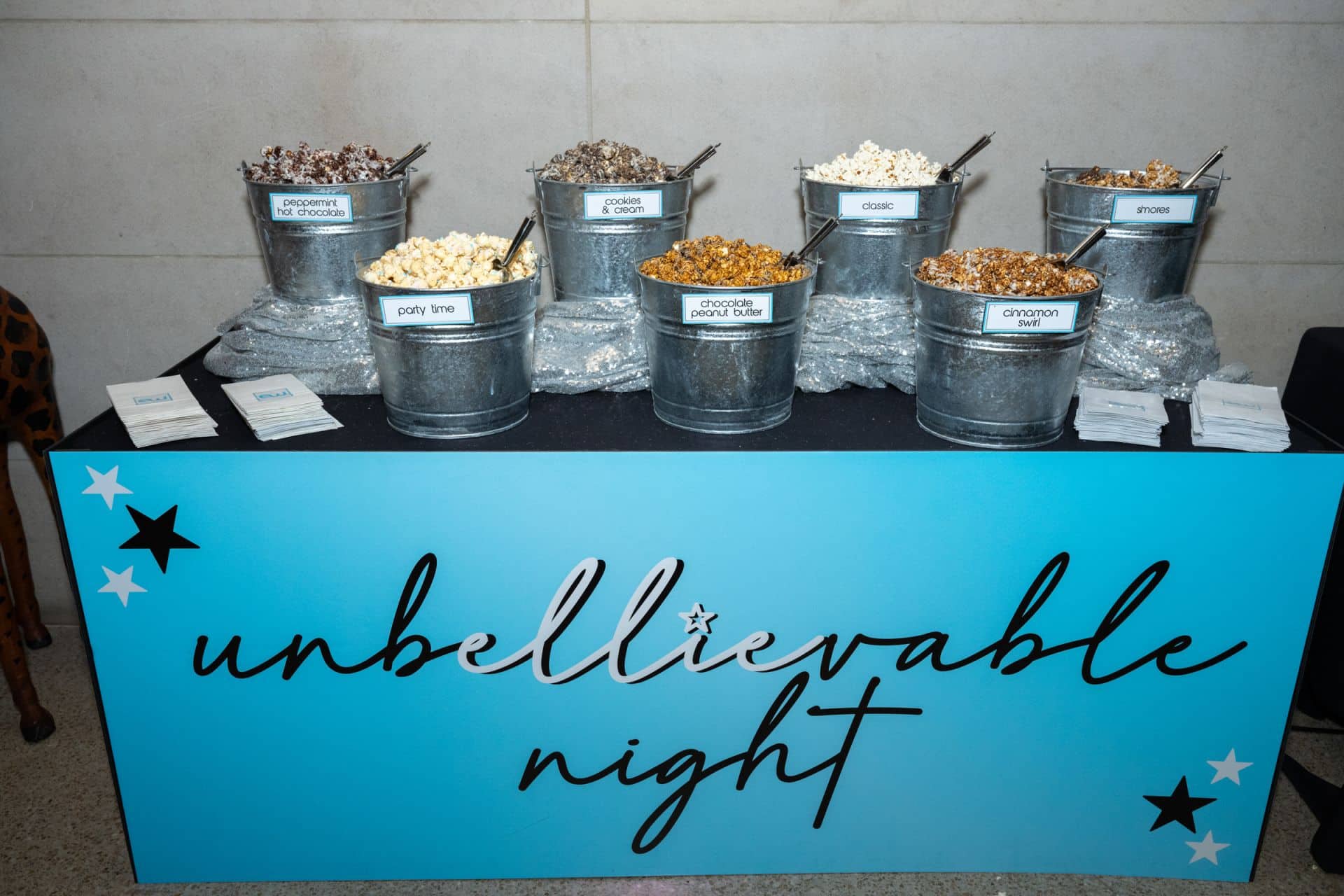 Custom Signage for a Pop Corn Bar