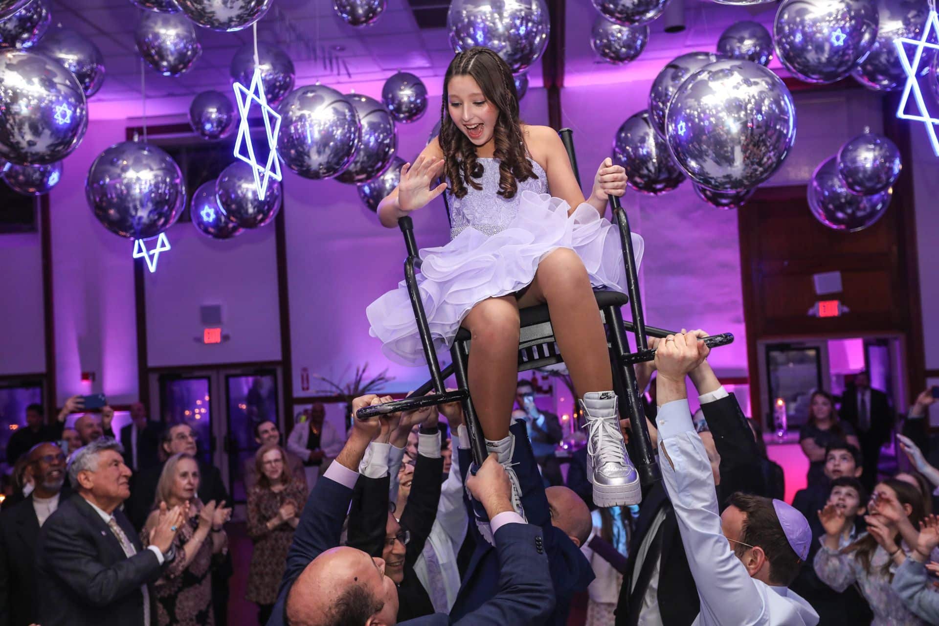 Silver Orb Ceiling Balloon Treatment