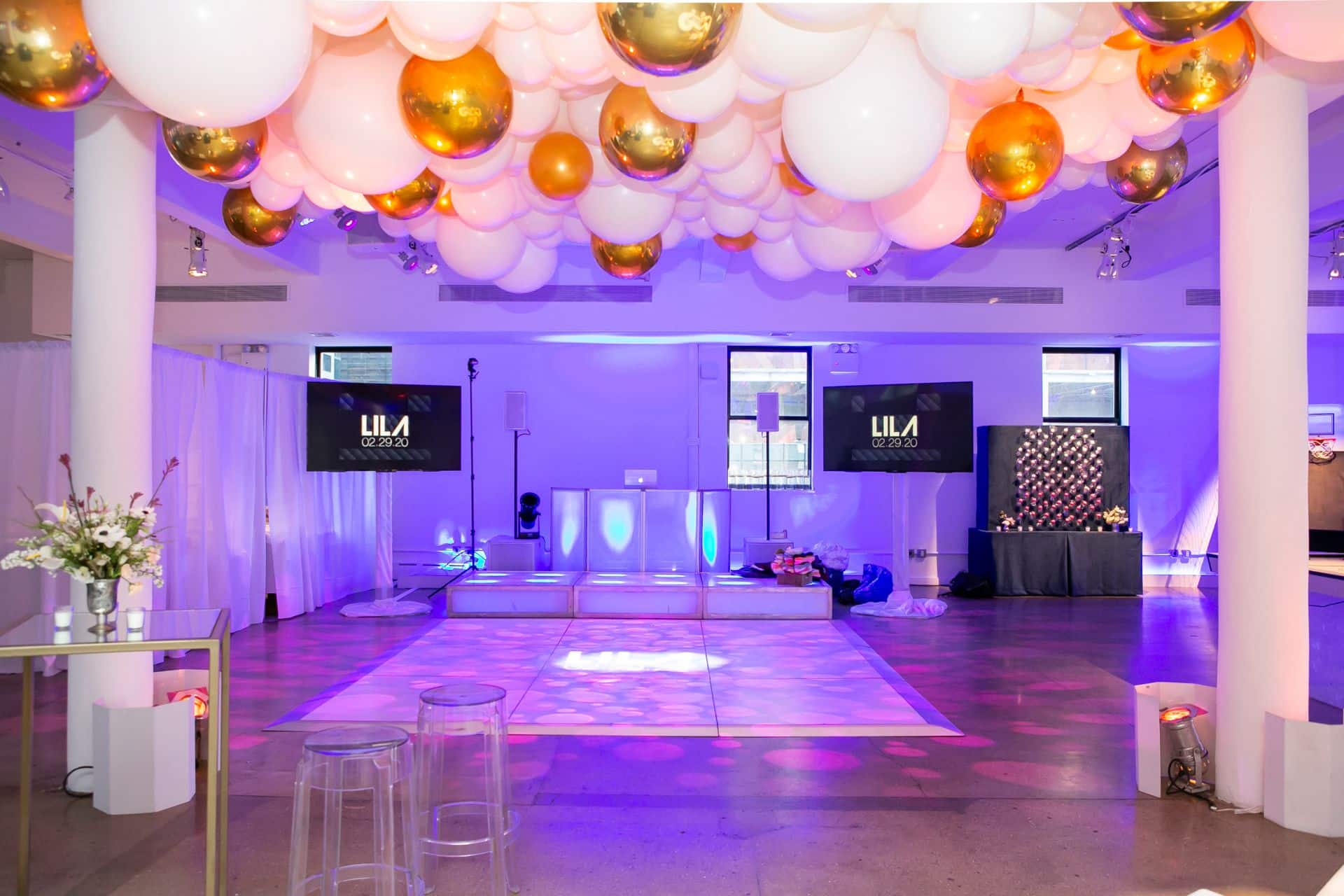 Organic Ceiling Treatment for Bat Mitzvah