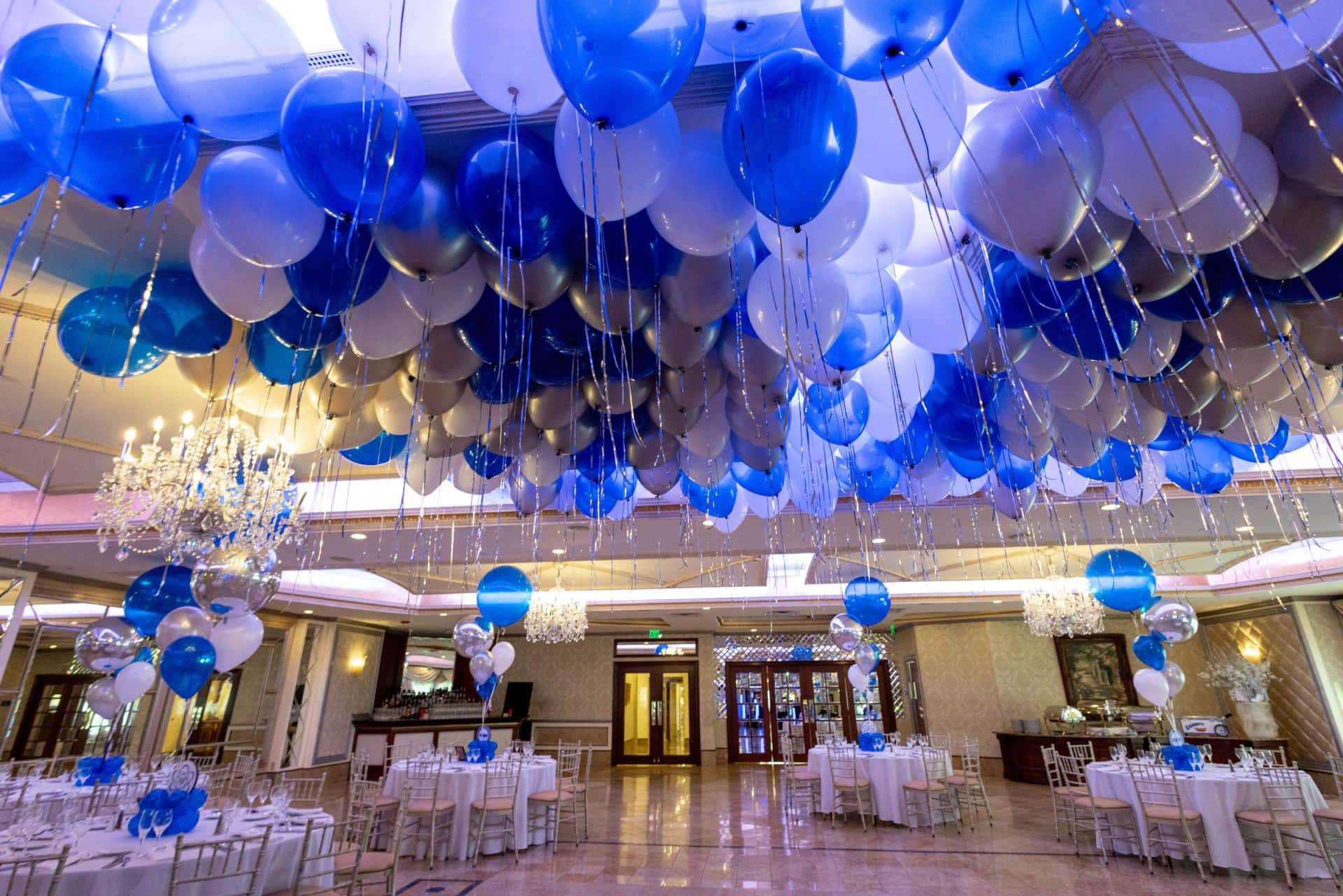 Loose Ceiling Balloons at Seasons Catering