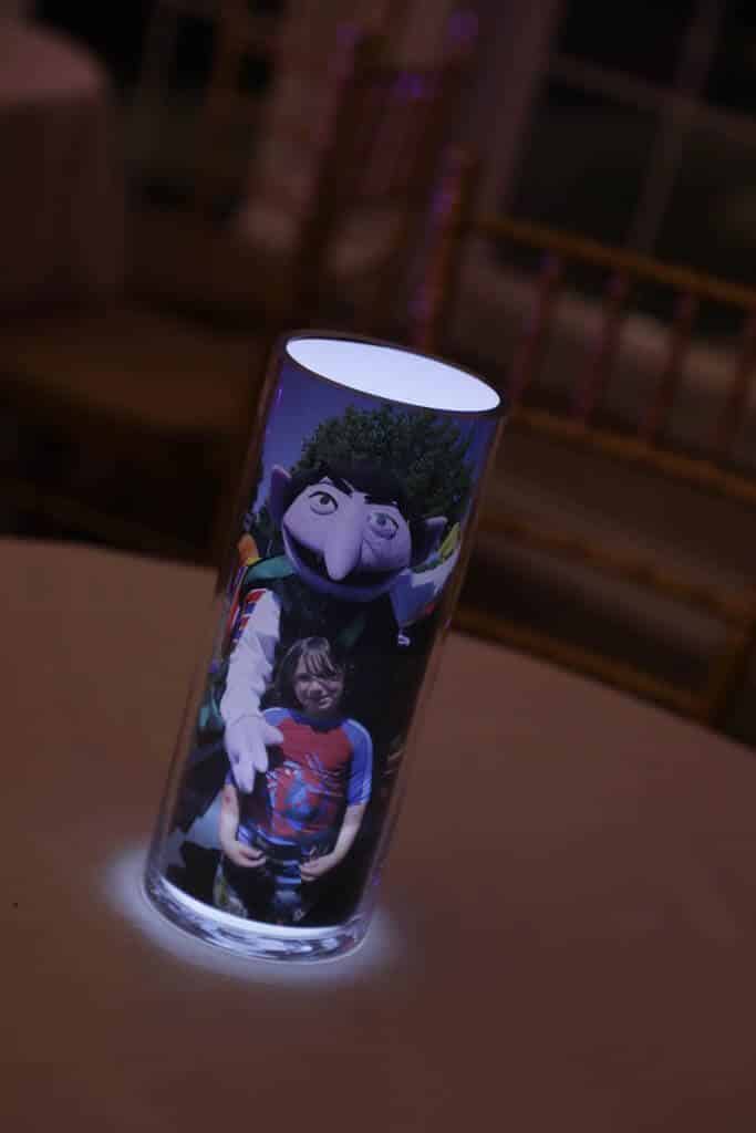 LED Photo Cocktail Centerpiece