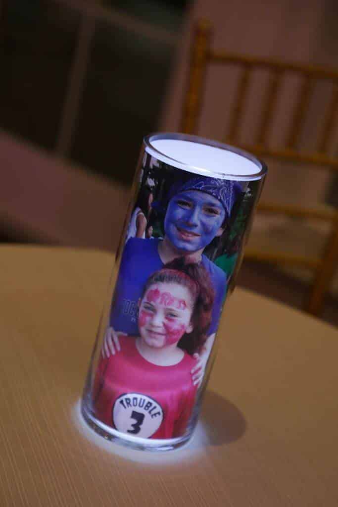 LED Photo Cocktail Centerpiece