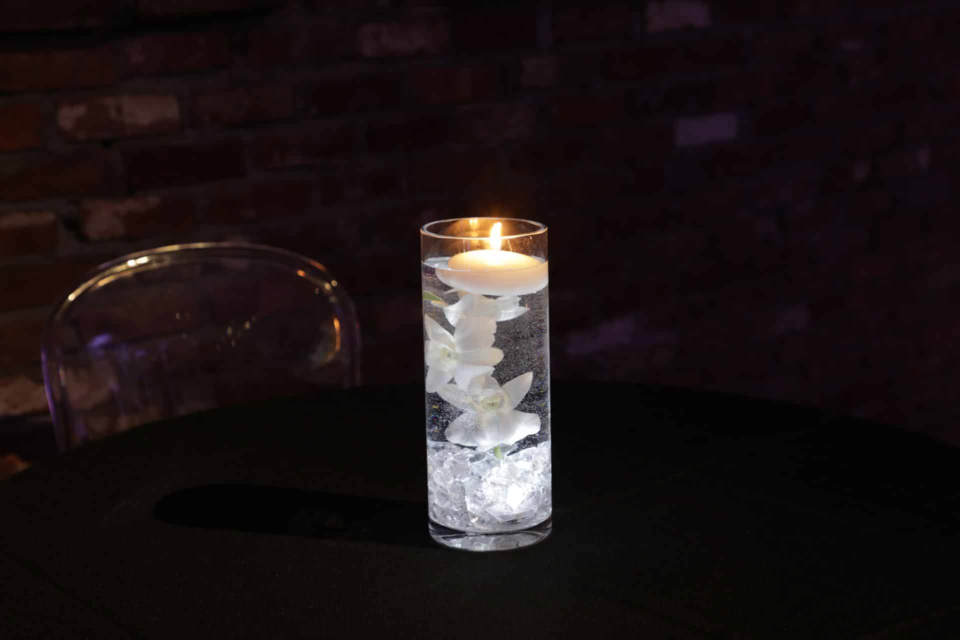 LED Orchid Centerpiece for Cocktail Hour