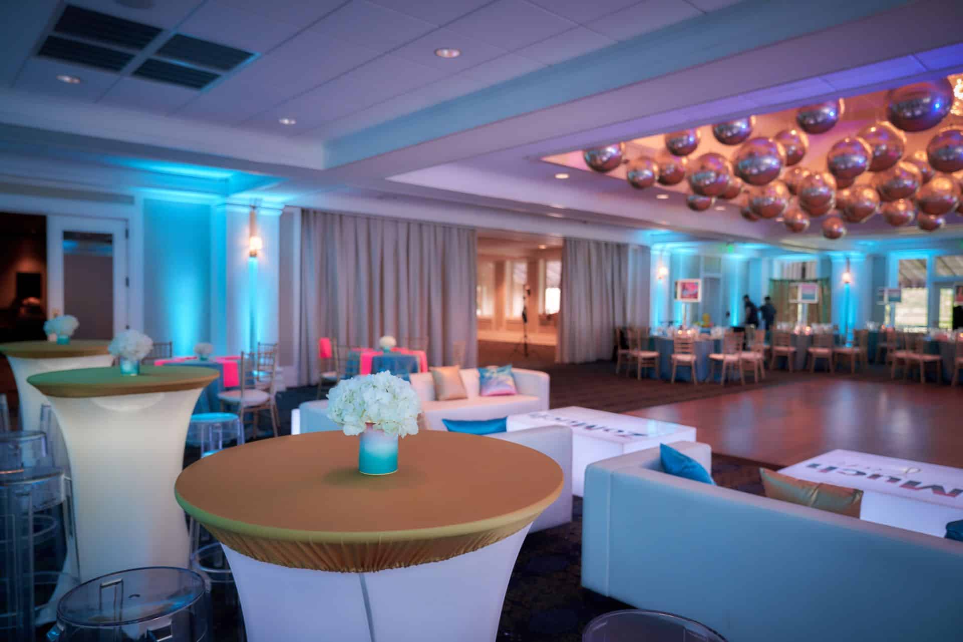 Floral Mini Centerpiece with White Hydrangea