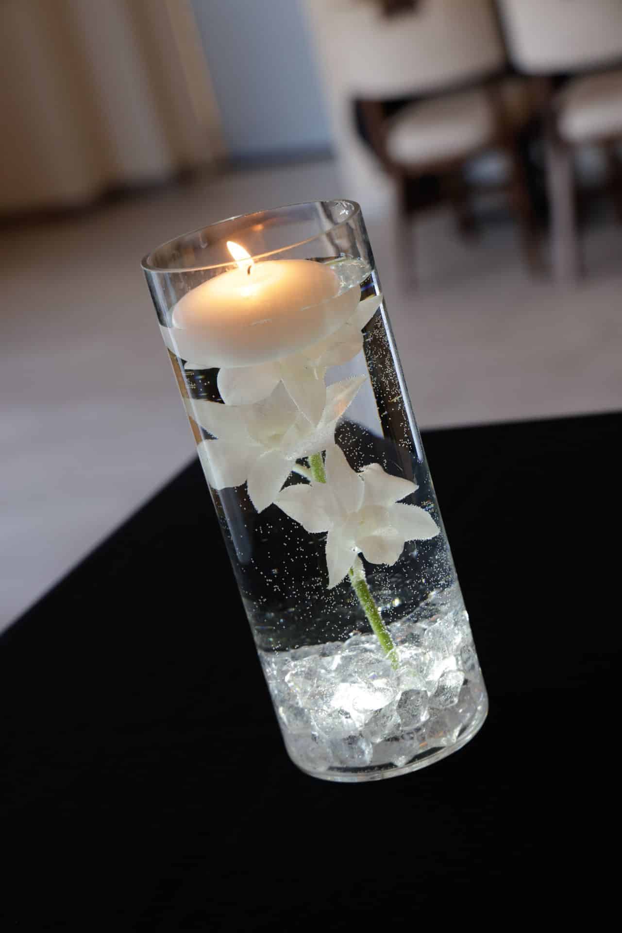 LED Orchid Cocktail Centerpiece