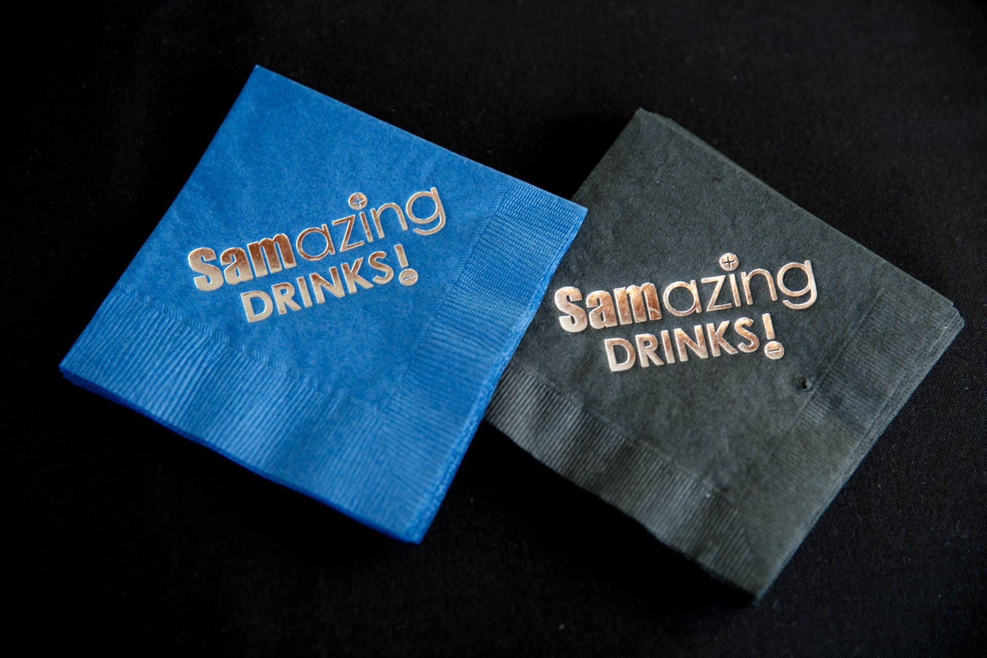 Custom Logo Napkins for Video Game Themed Bar Mitzvah