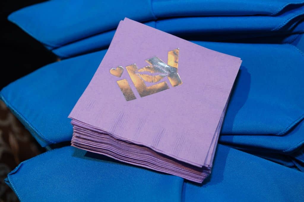 Bat Mitzvah Cocktail Napkins with Custom Logo