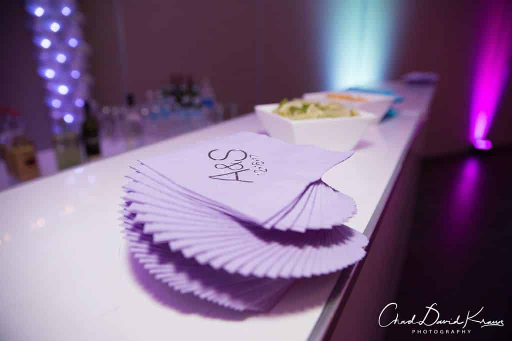 Custom Cocktail Napkins with Bat Mitzvah Logo