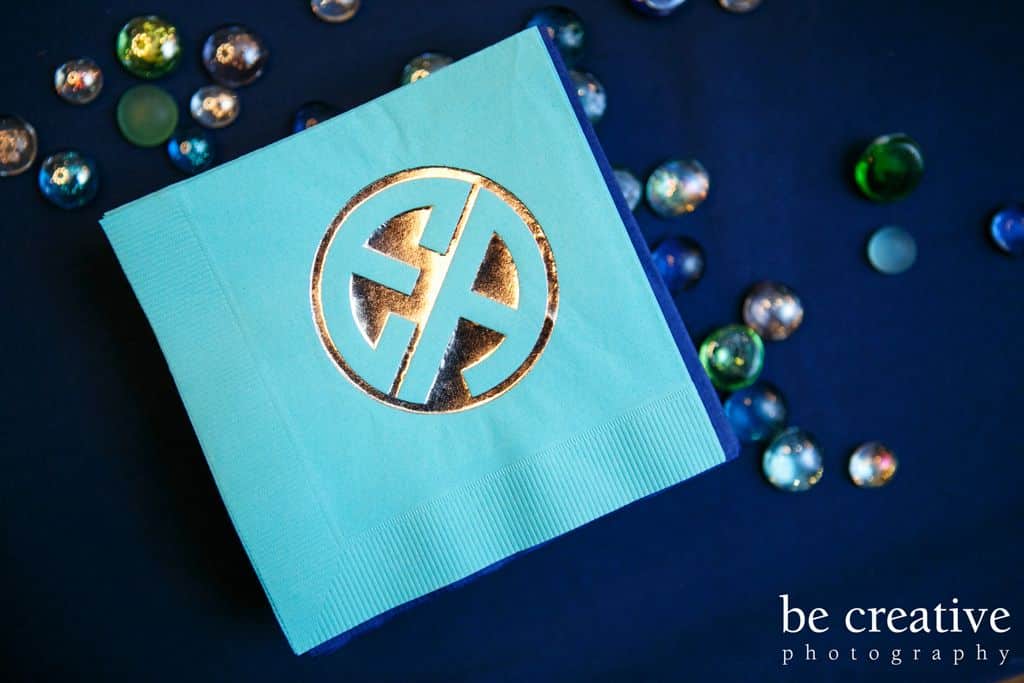 B'nai Mitzvah Cocktail Napkin with Logo