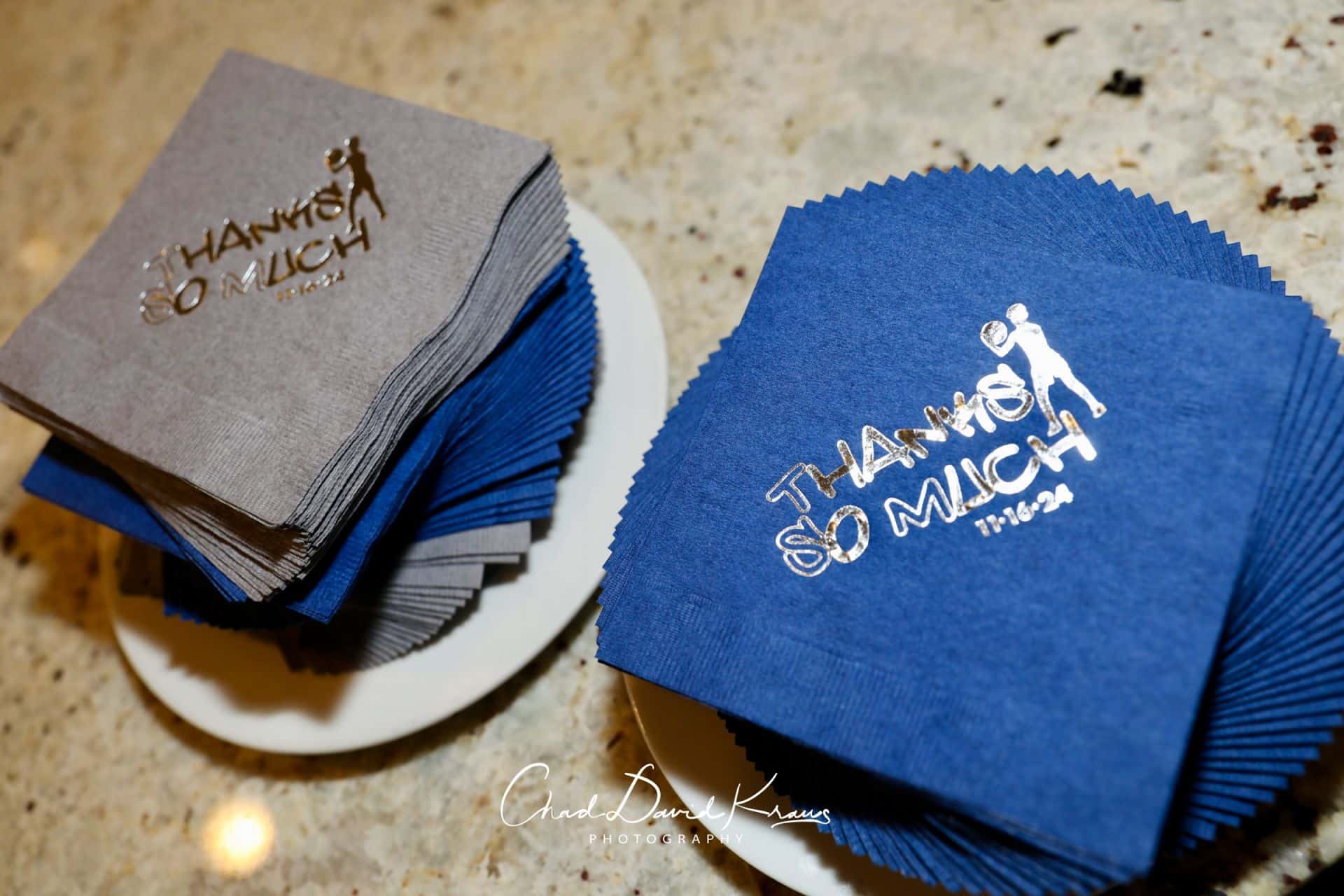 Custom Sports Themed Cocktail Napkins