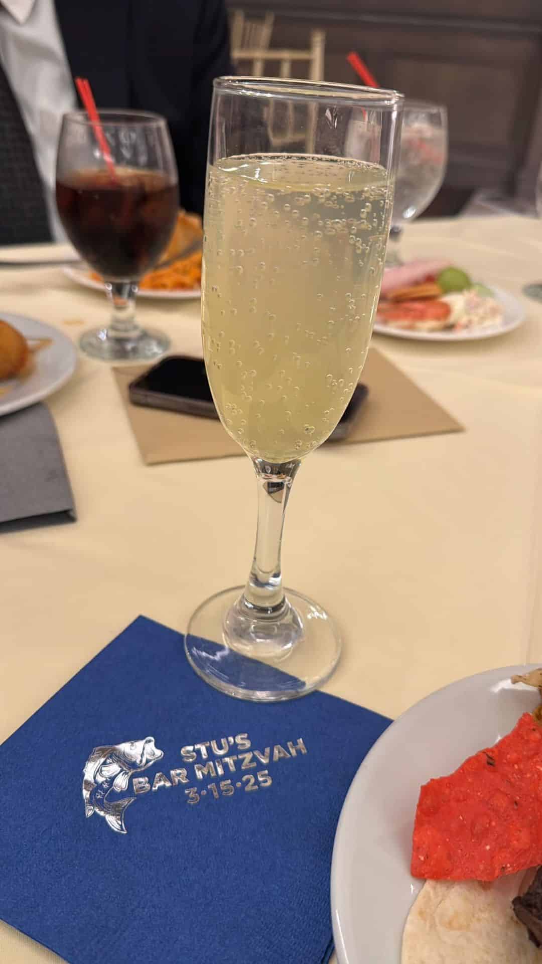 Custom Fishing Themed Cocktail Napkin