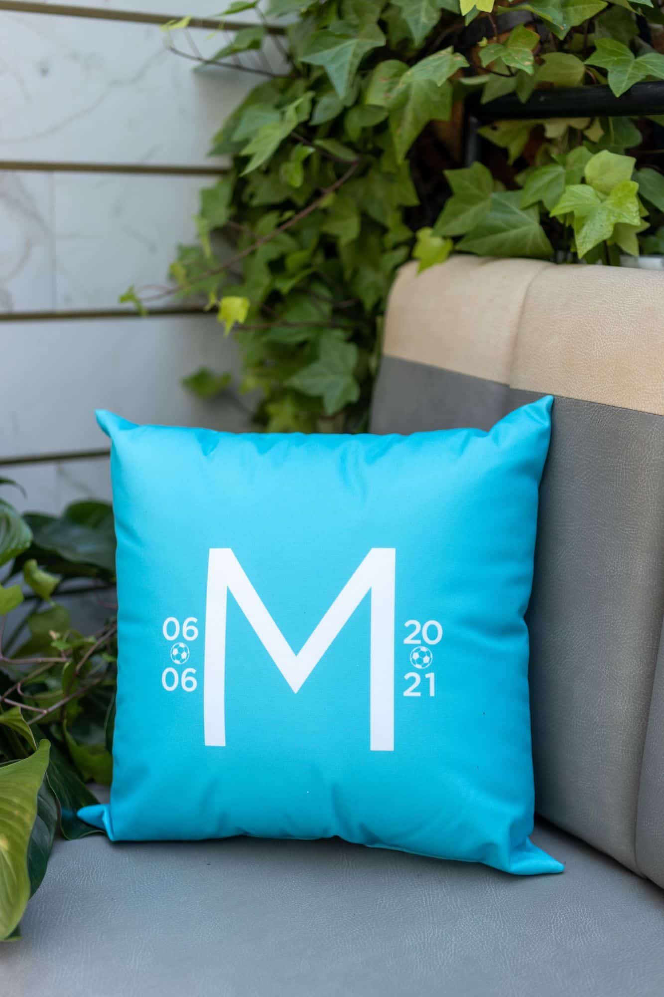 Custom Logo Pillow for Custom Lounge Setup