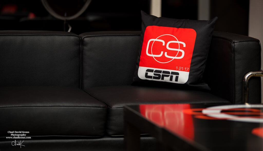 Sports Themed Logo Pillow with Custom Logo