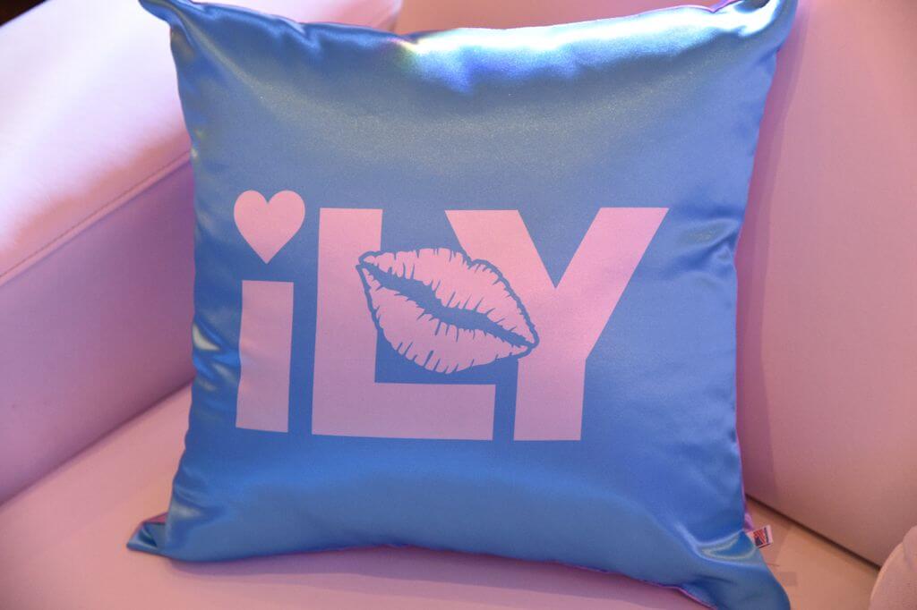 Bat Mitzvah Logo Pillow for Custom Lounge
