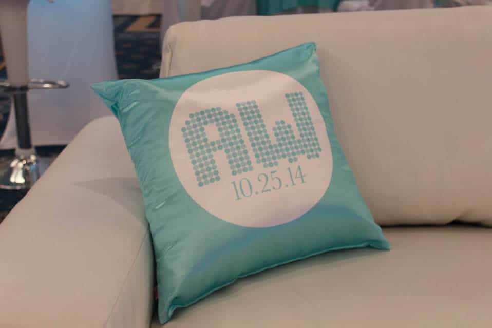 Custom Logo Pillow for Club Themed Bat Mitzvah
