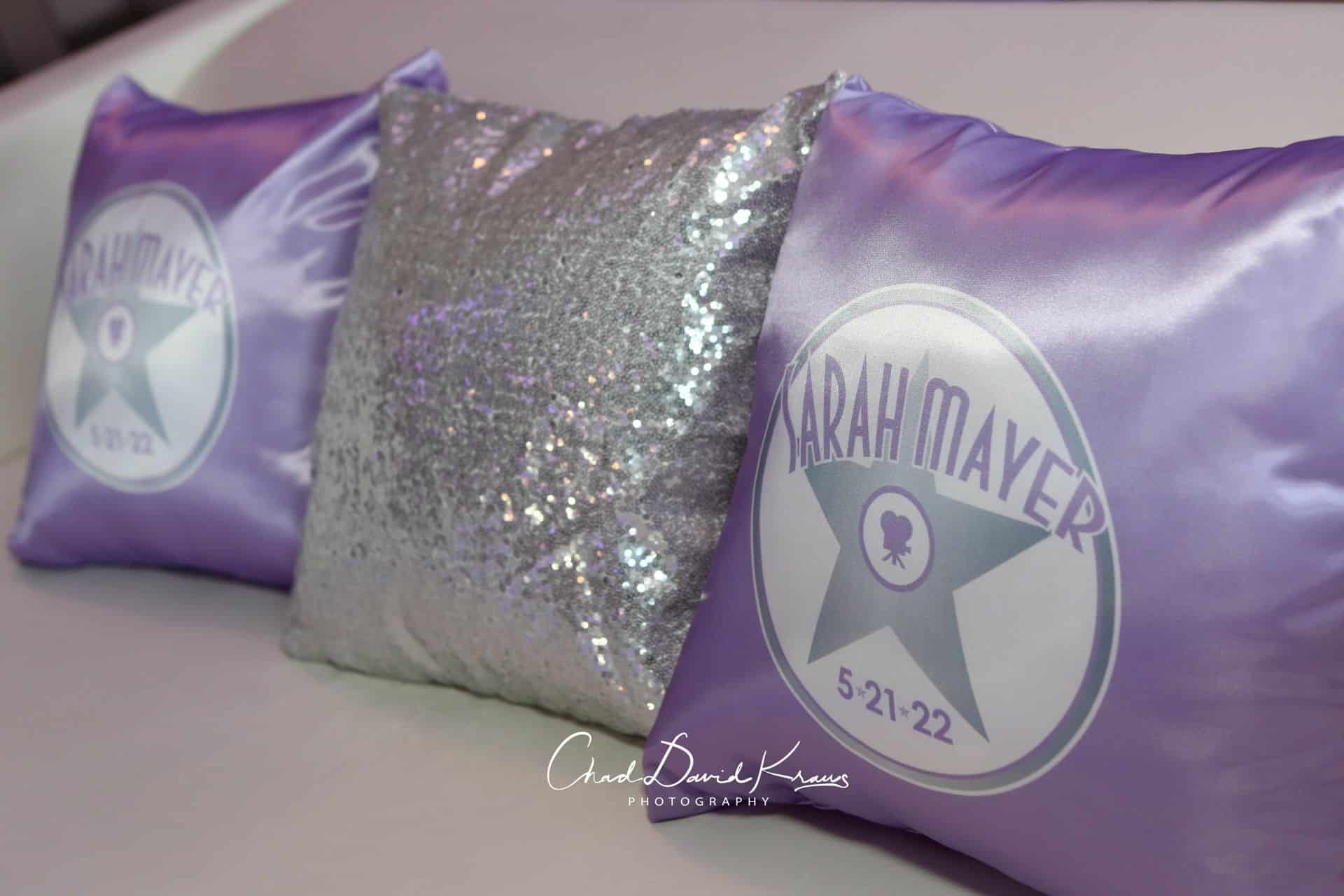 Custom Hollywood Walk of Fame Logo Pillow