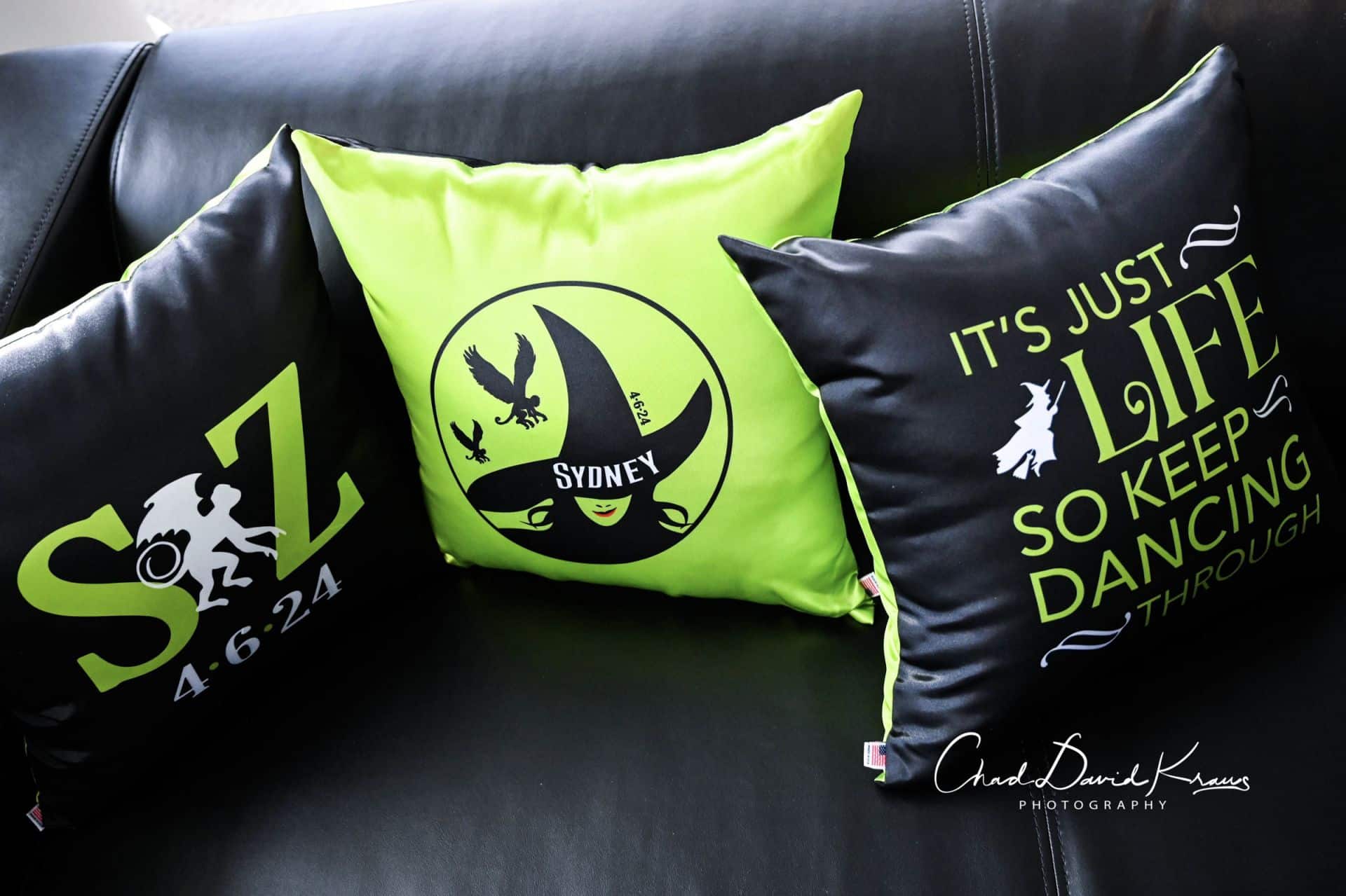 Wicked Custom Bat Mitzvah Pillow