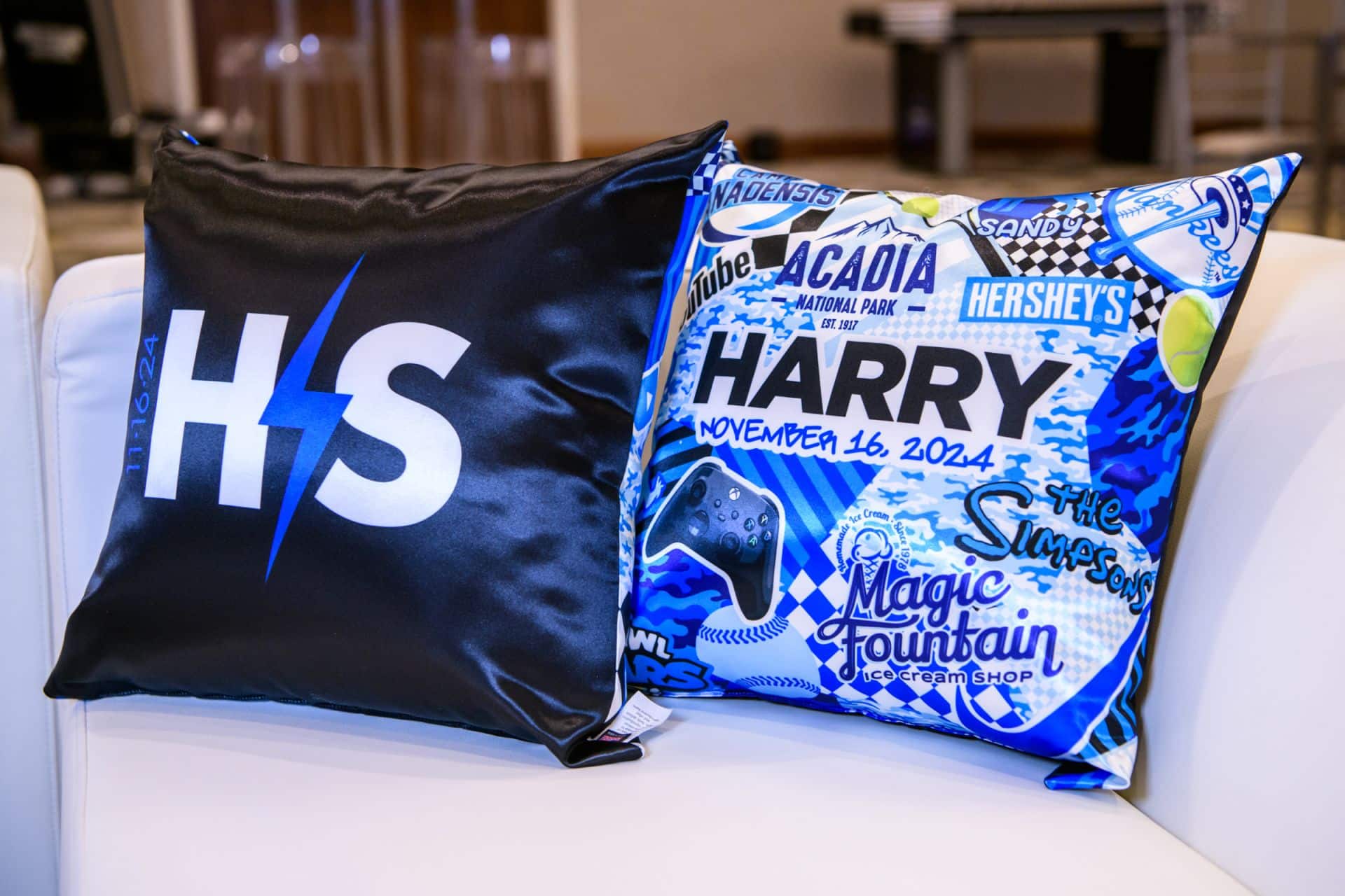 Custom Bar Mitzvah Logo Pillows