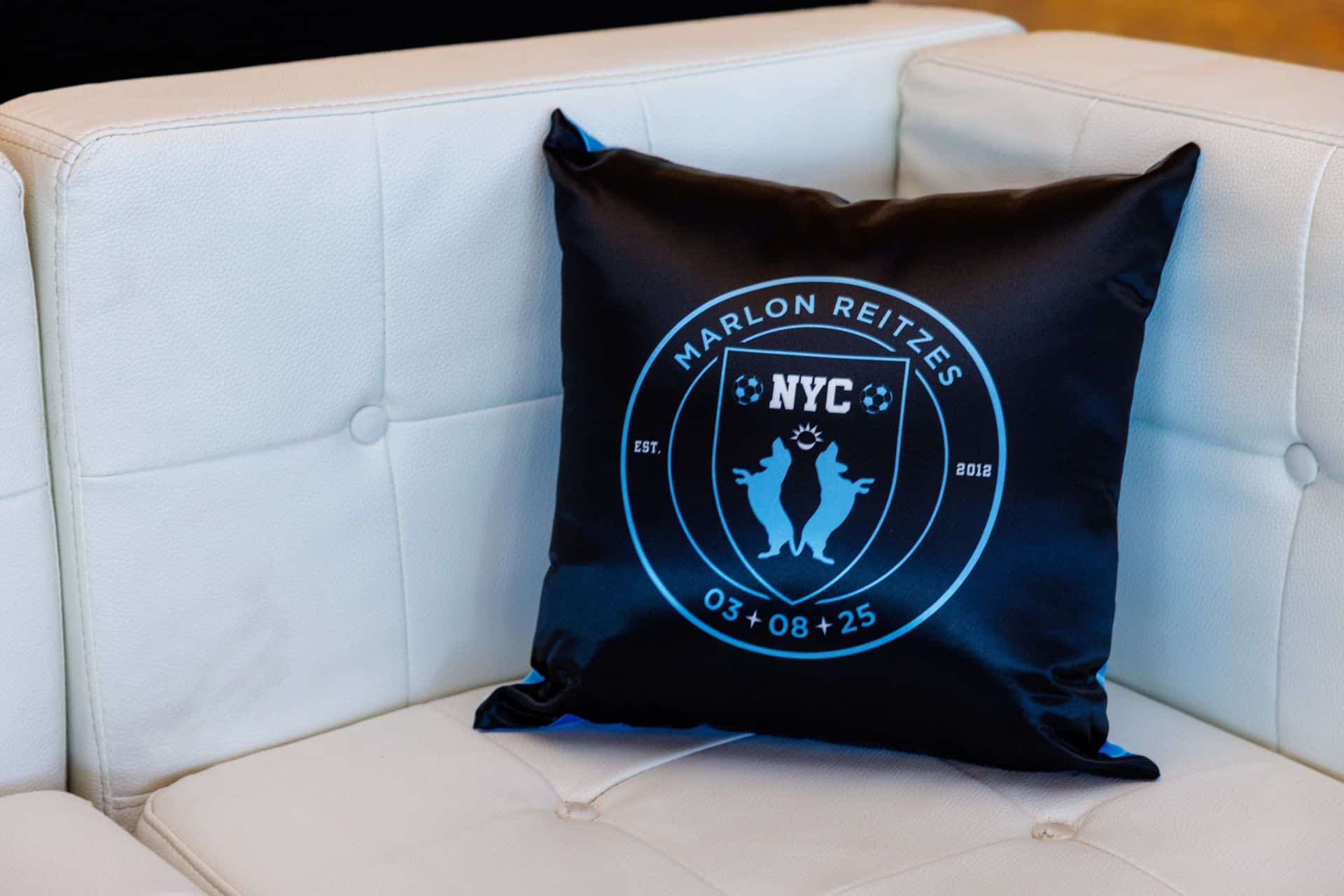 Custom Soccer Theme Pillow