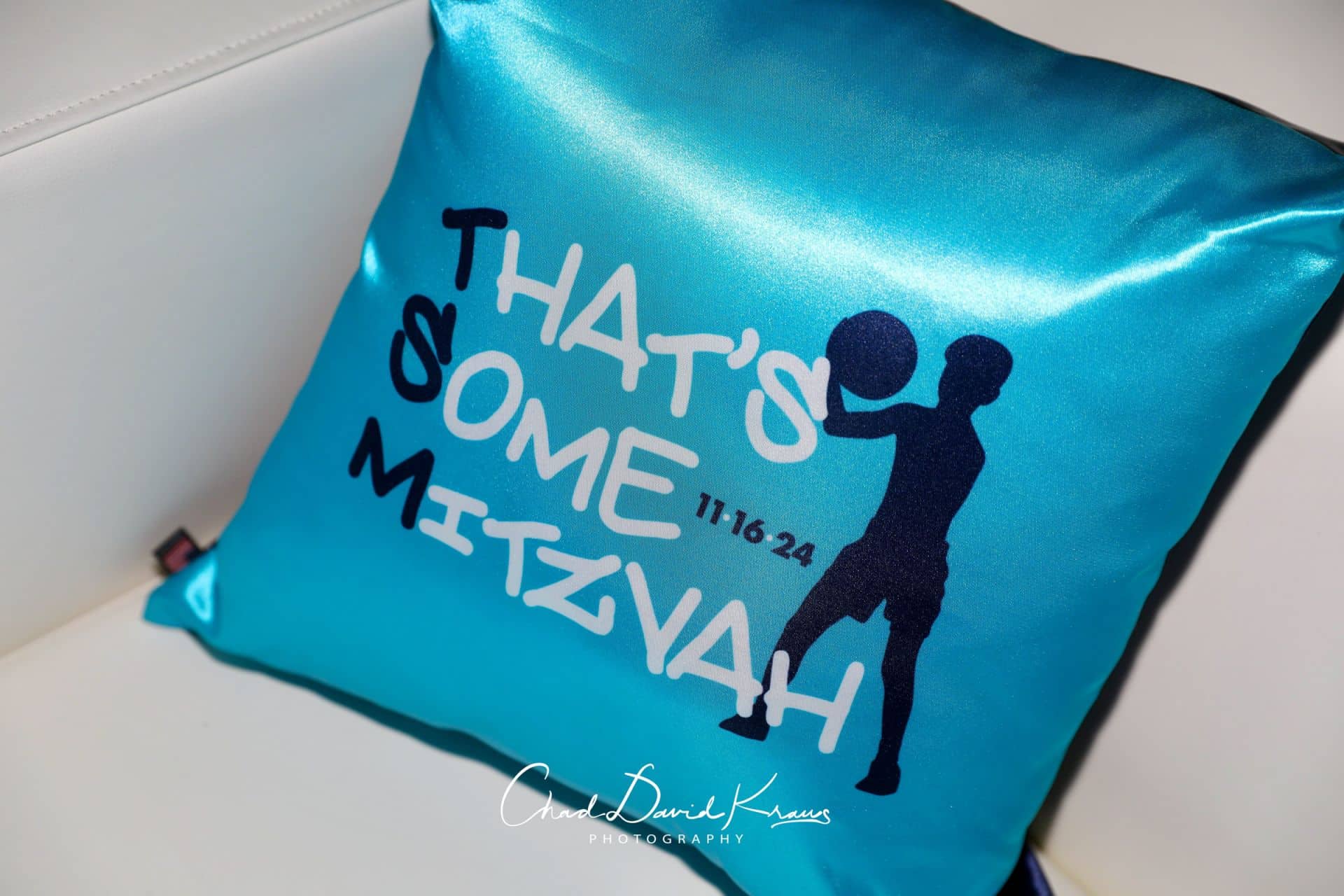 Custom Slogan Logo Pillow