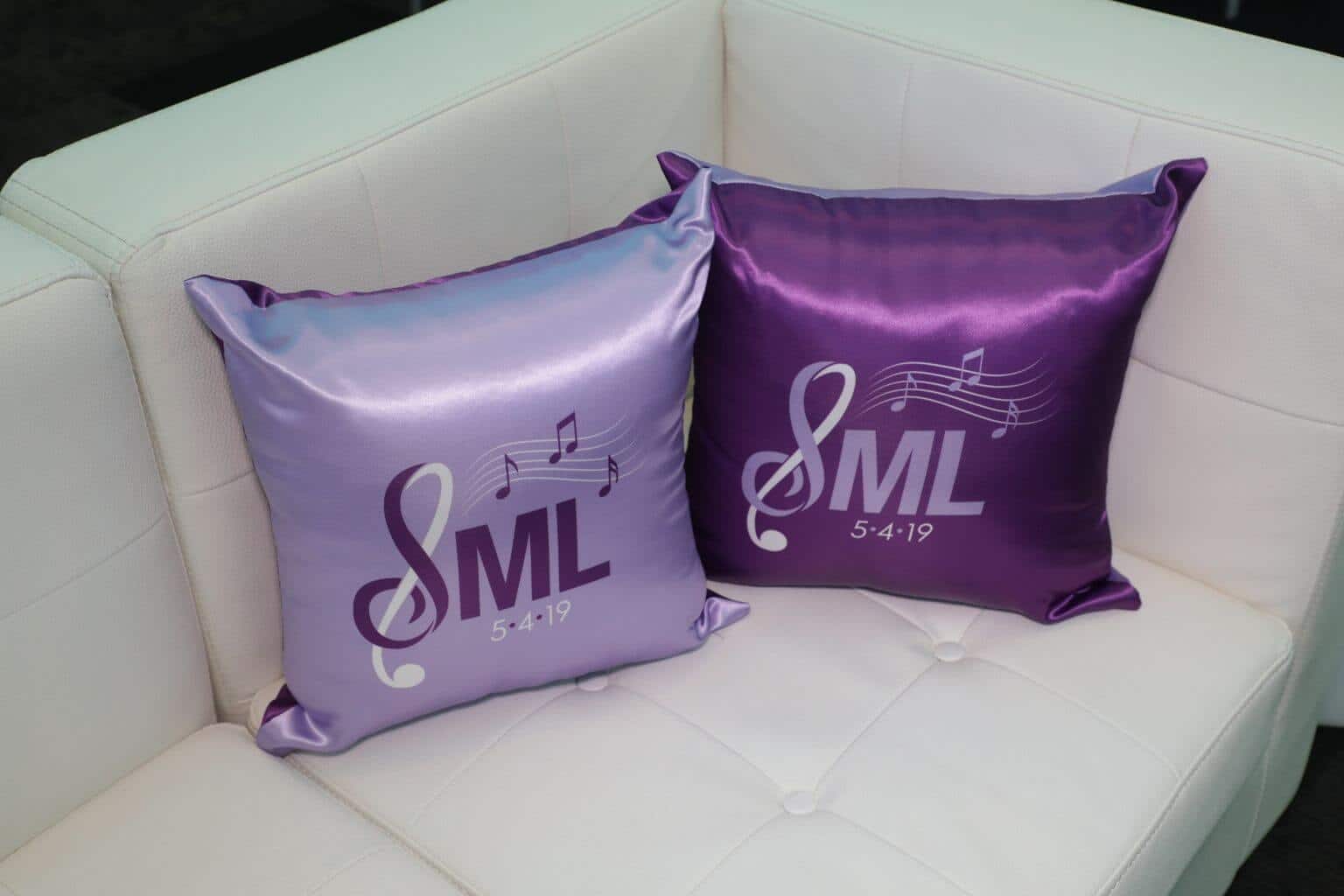 Custom Music Logo Pillows