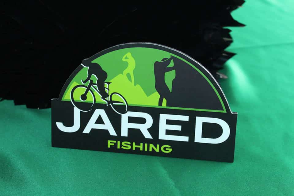 Custom Logo Table Sign for Everything Boy Bar Mitzvah