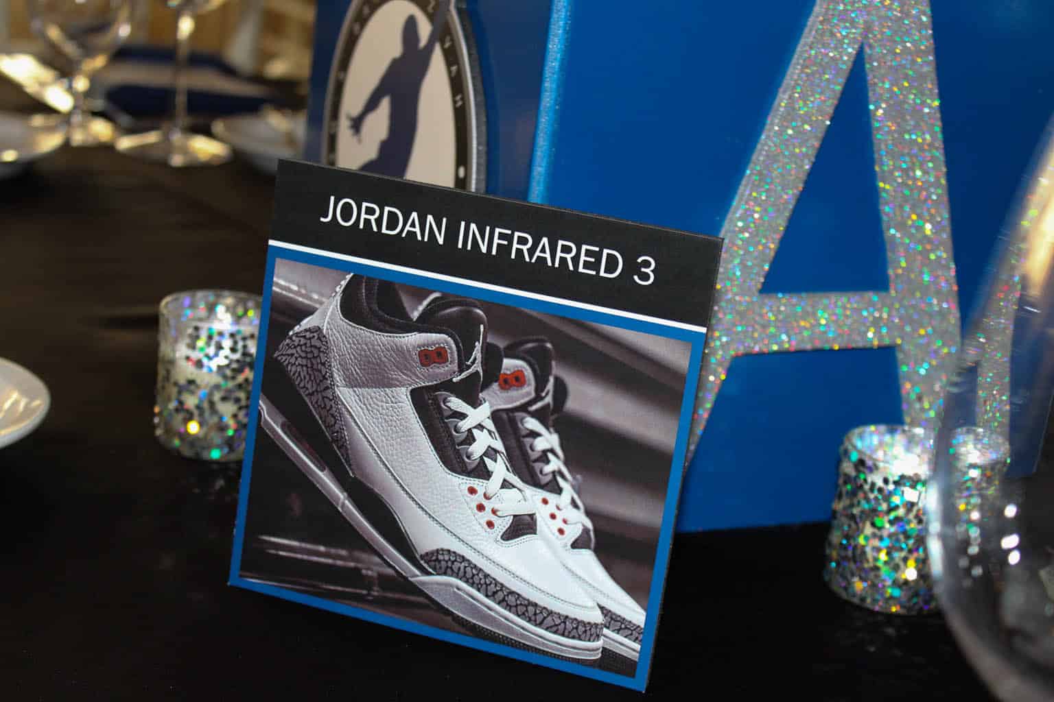 Sneaker Themed Bar Mitzvah with Custom Photo Table Signs