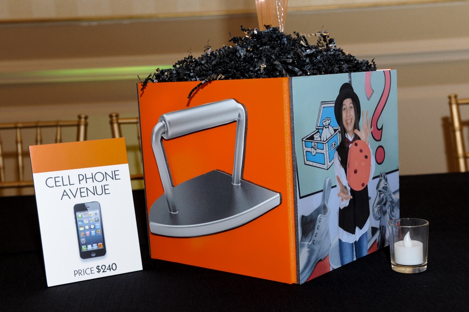 Monopoly Card Table Sign