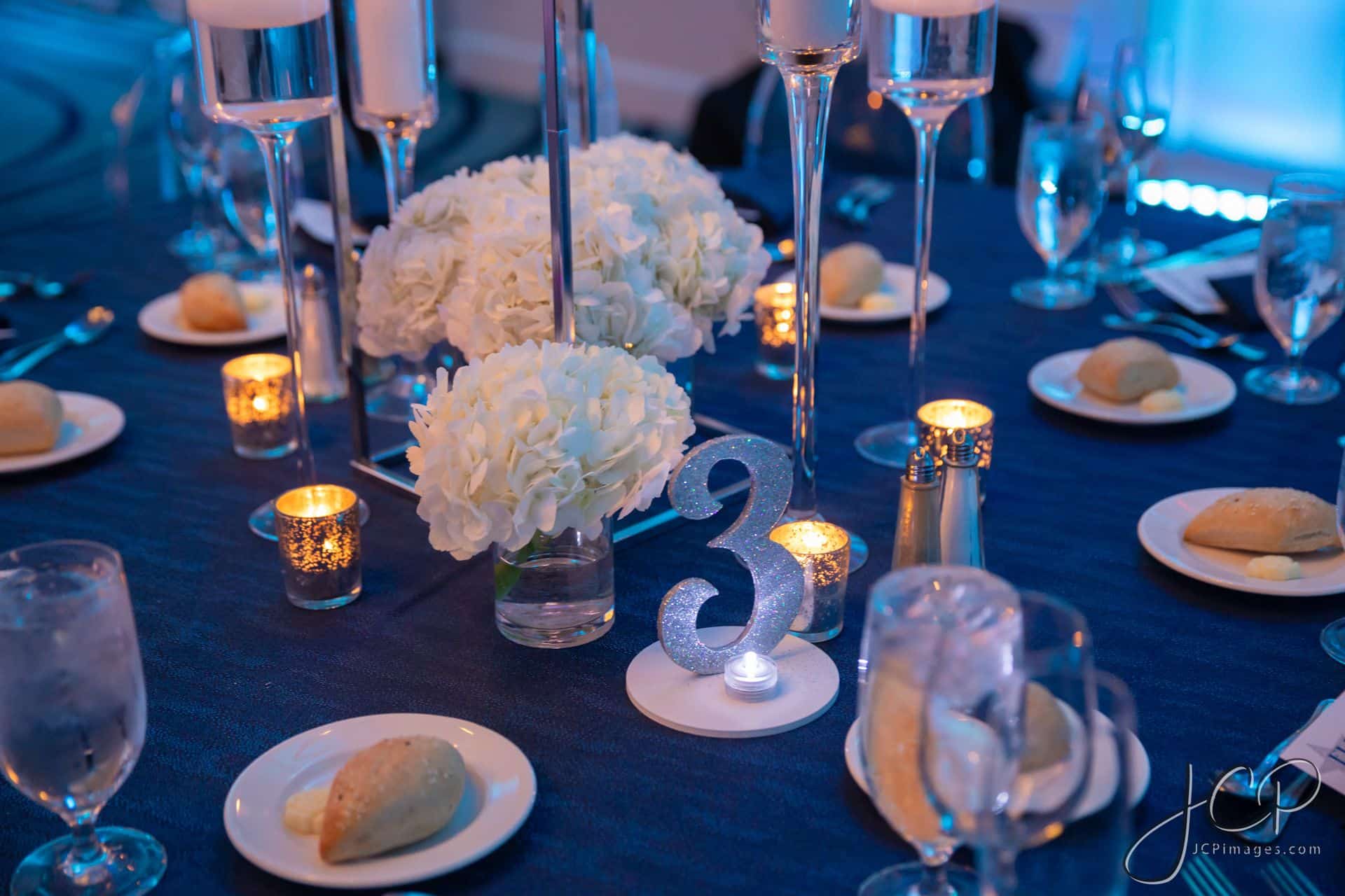 Cut Out Glittered Table Number