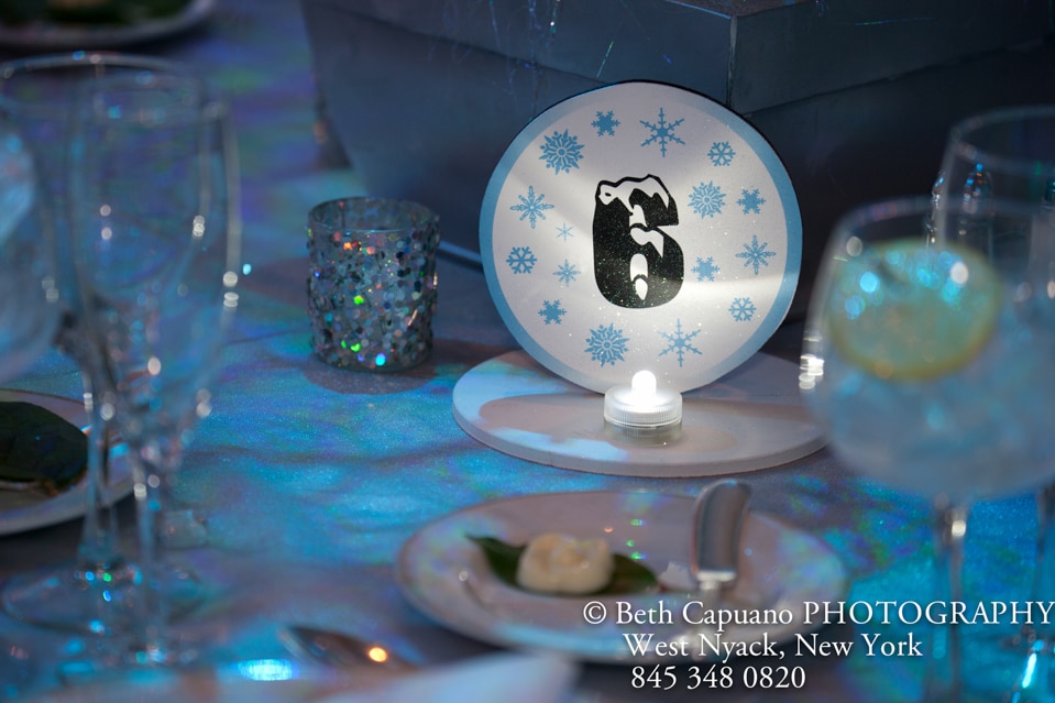 Custom Winter Themed Table Sign