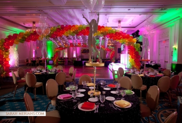 Neon Balloon Canopy Wrap