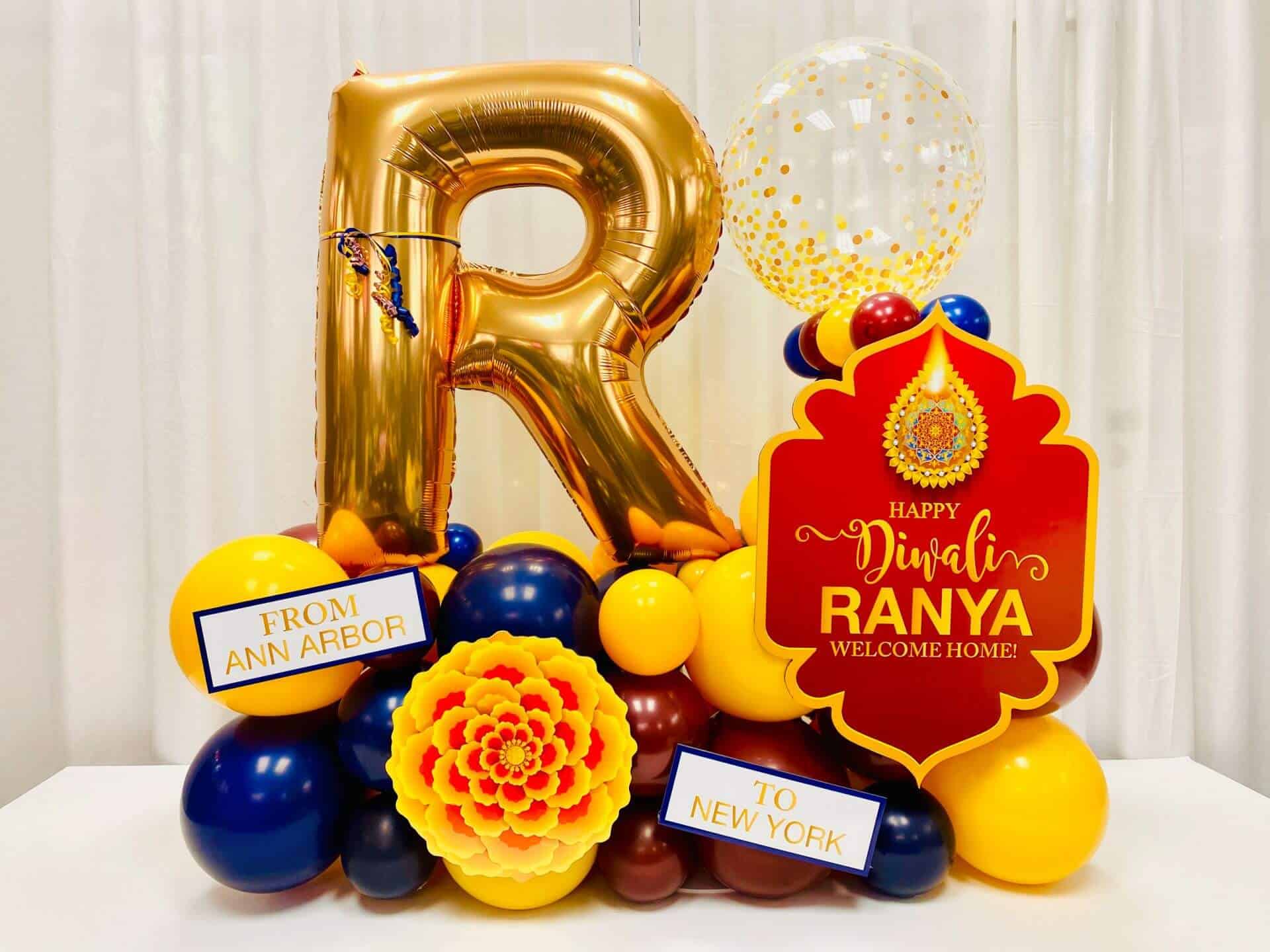 Diwali Balloon Bouquet